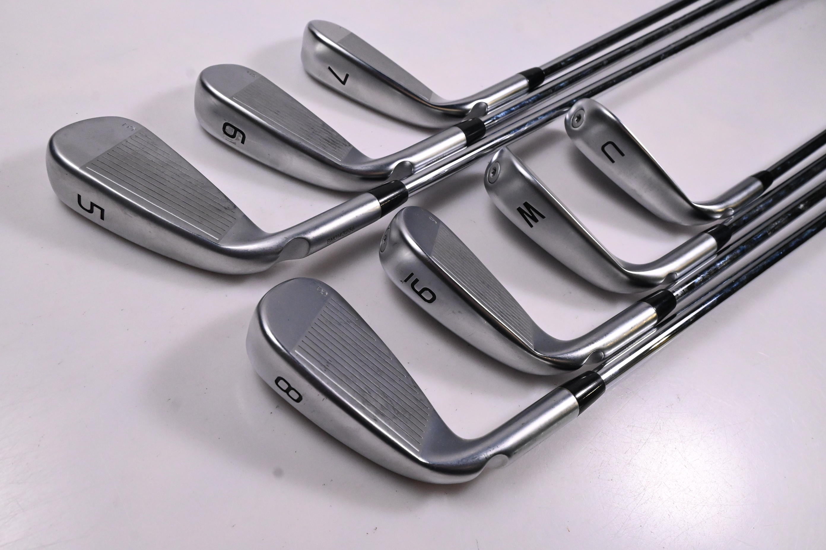 Ping G440 Irons / 5-PW+GW / Green Dot / Regular Flex Ping AWT 3.0 Shafts