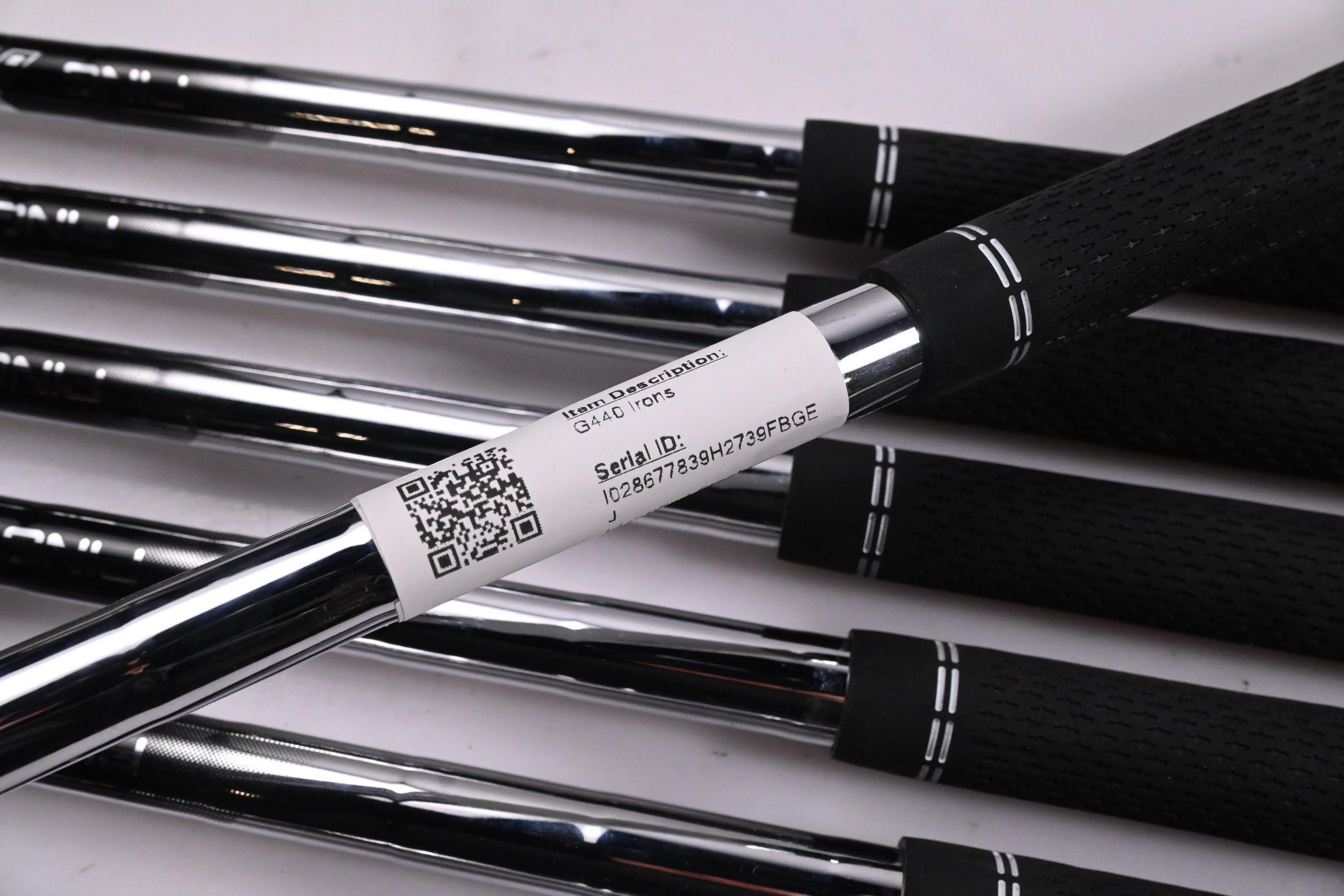 Ping G440 Irons / 5-PW+GW / Green Dot / Regular Flex Ping AWT 3.0 Shafts