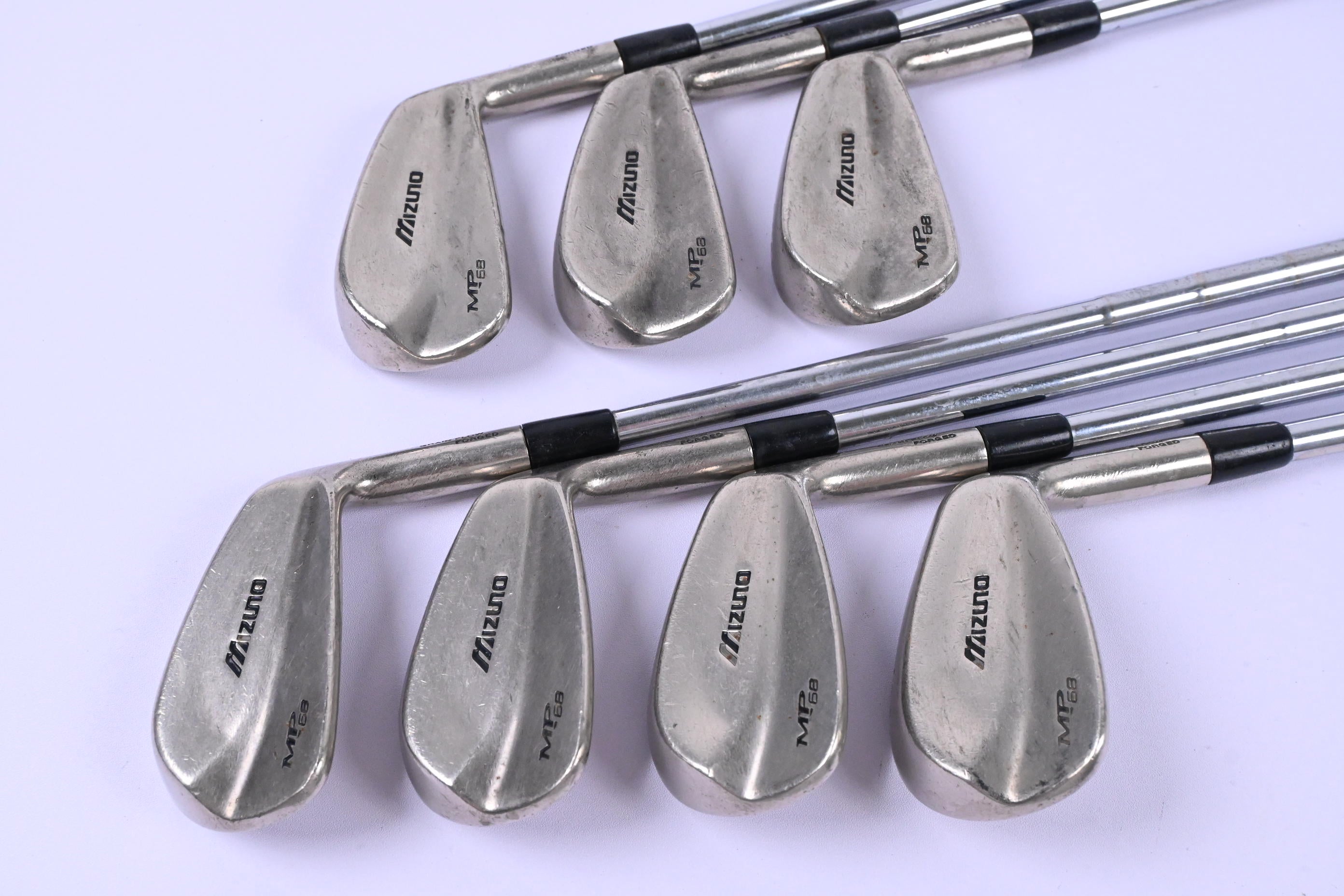 Mizuno MP-68 Irons / 4-PW / Stiff Flex KBS Tour Shafts