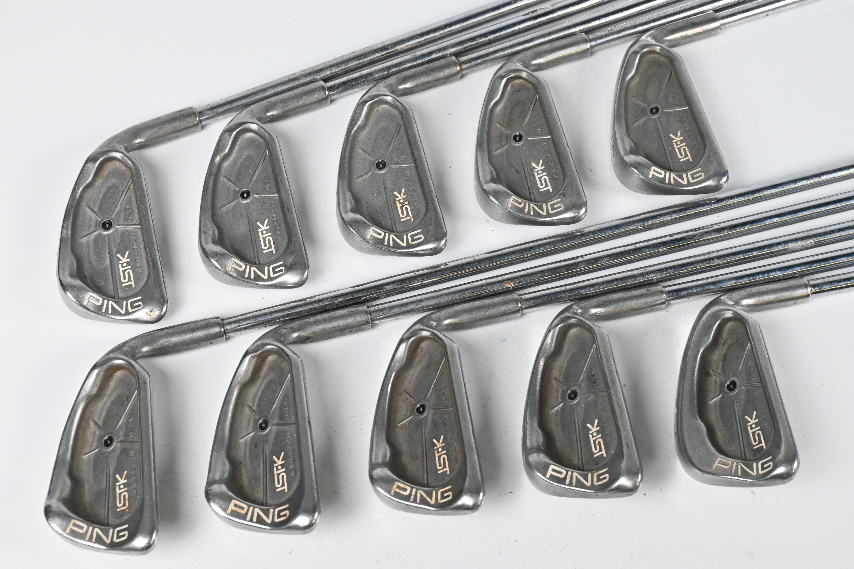 Ping ISI-K Irons / 1-PW / Black Dot / Stiff Flex Ping JZ Red Shafts