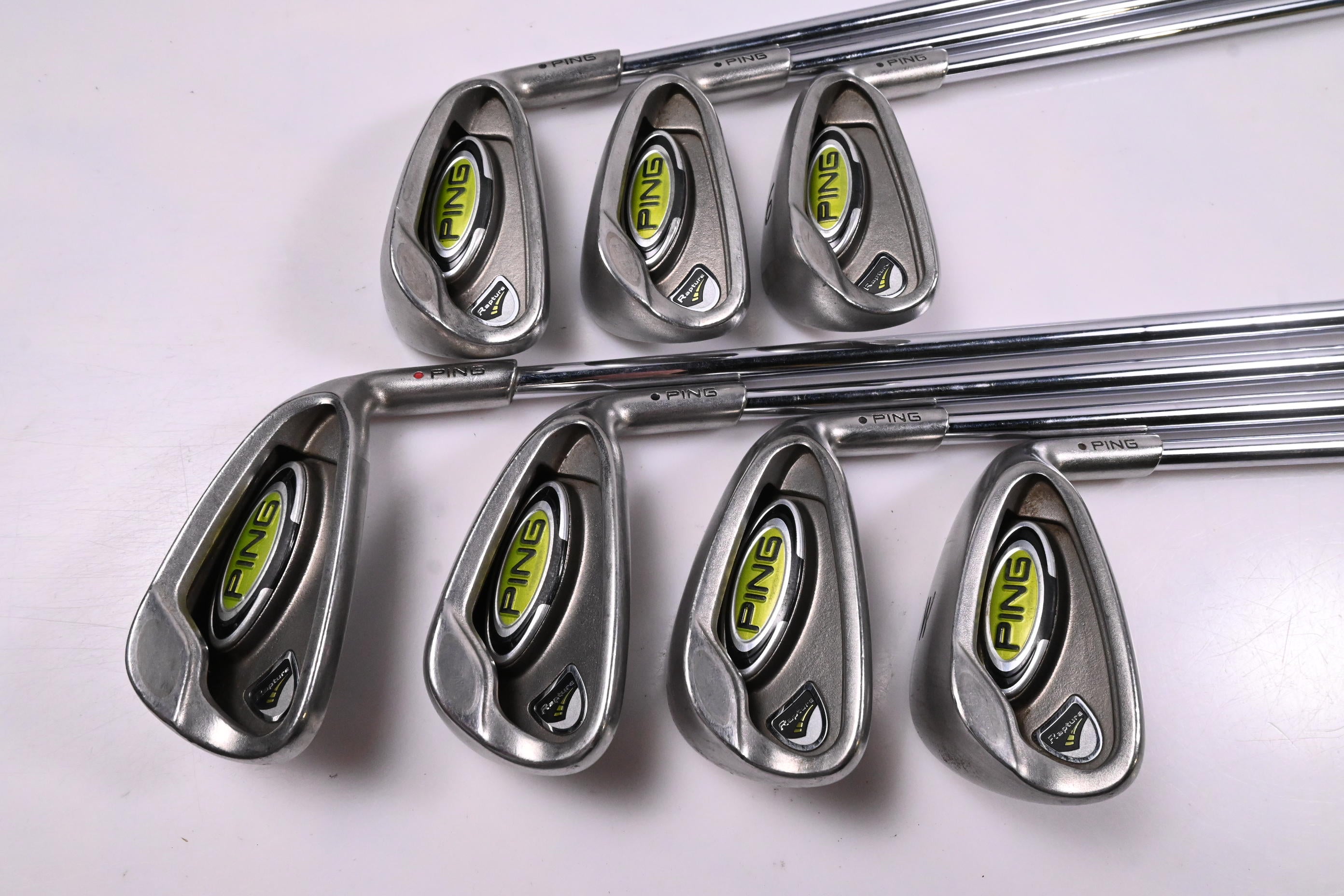 Ping Rapture Irons / 4-PW / Black Dot / Stiff Flex Steel Shafts