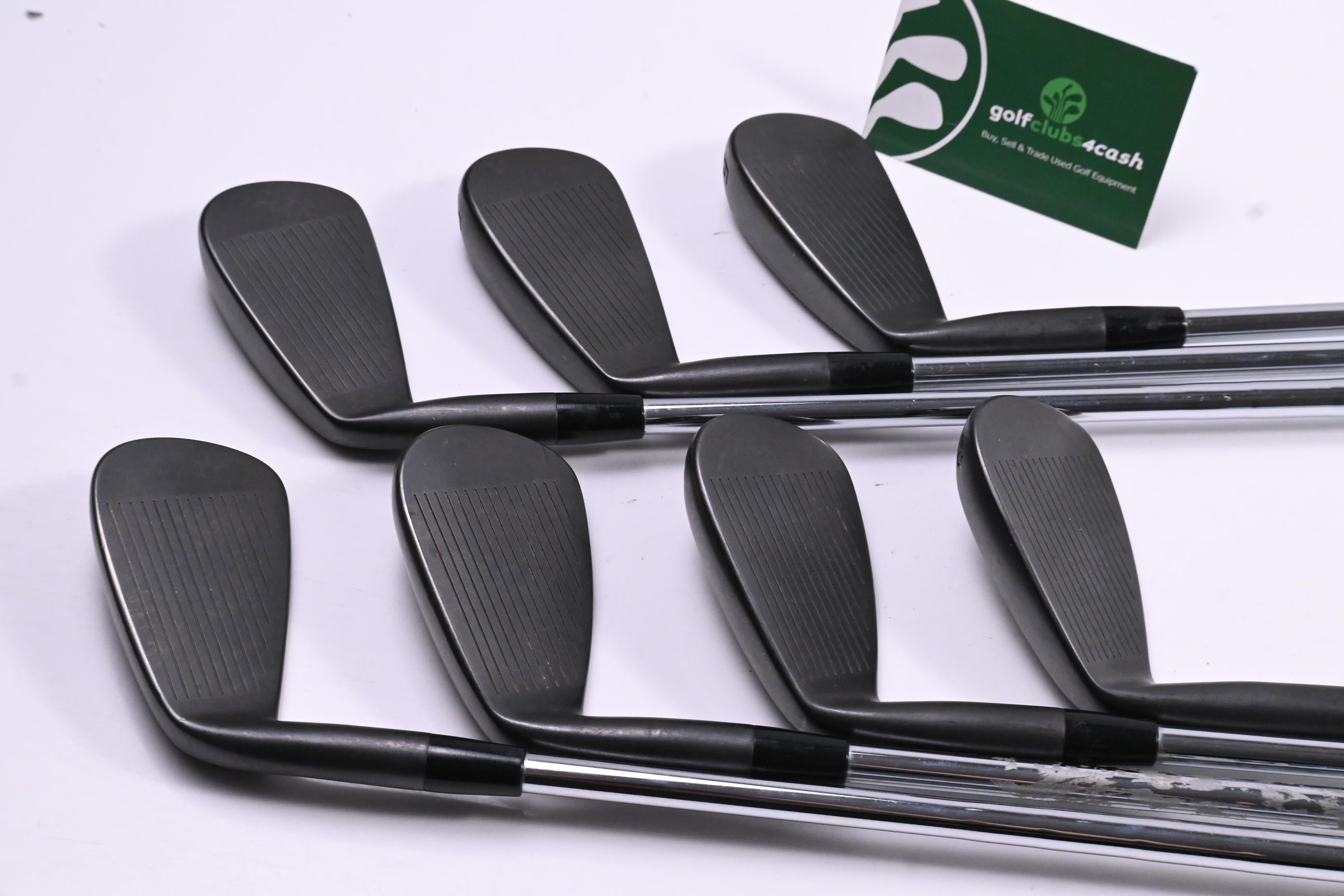 Cobra King Forged Tec X 2023 Black Irons / 4-PW / Stiff Flex KBS $-Taper Lite