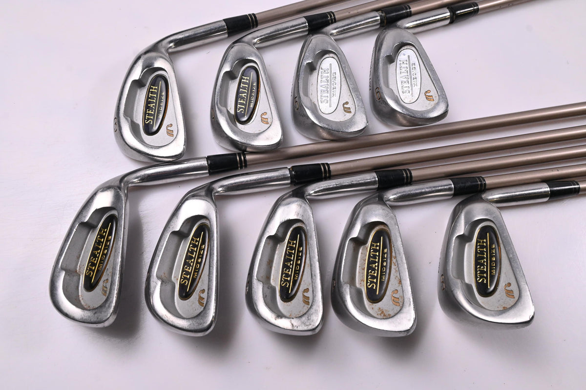 Ladies Mitushiba Stealth Midsize Irons / 3-PW+SW / Ladies Flex Mitushiba Shafts