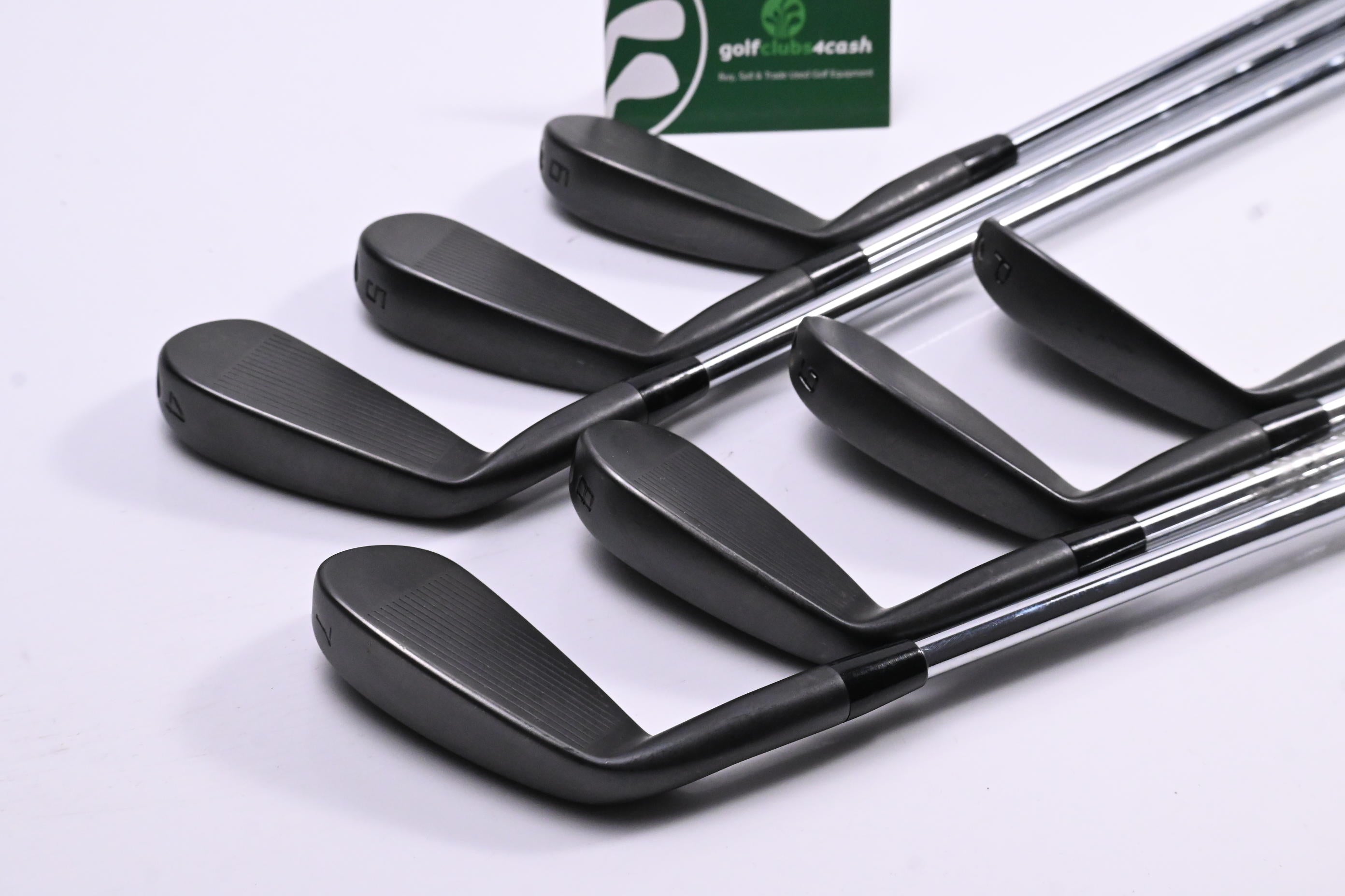 Cobra King Forged Tec X 2023 Black Irons / 4-PW / Stiff Flex KBS $-Taper Lite