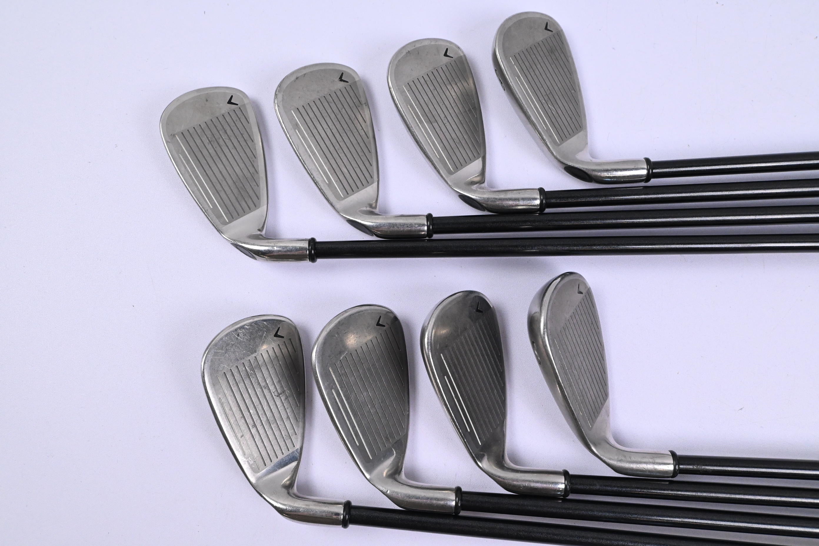 Callaway Big Bertha Fusion Irons / 5-PW+AW+SW / Regular Flex JV50i E-Series