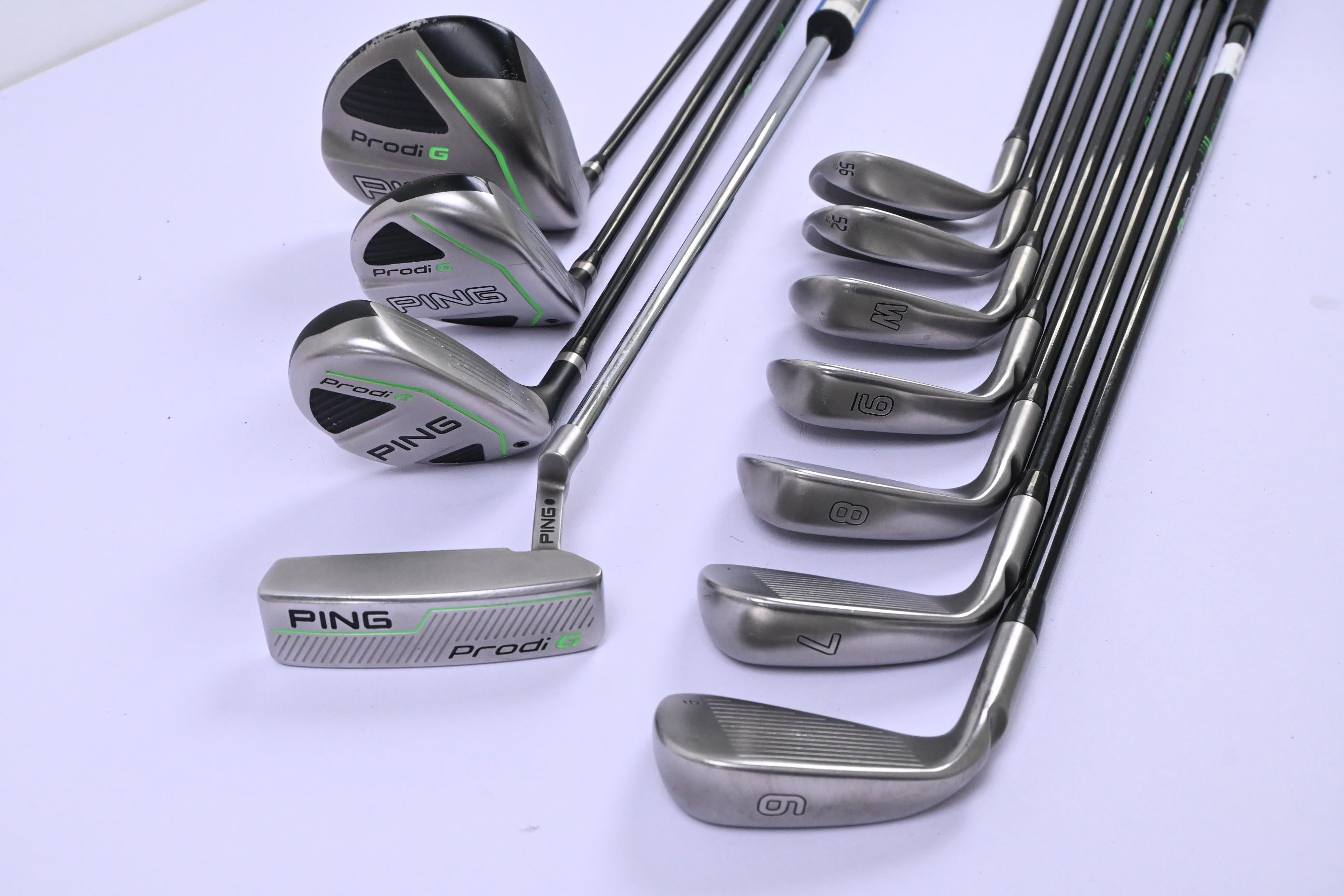 Junior Ping Prodi G Package Set / Black Dot / Woods, Irons, Putter