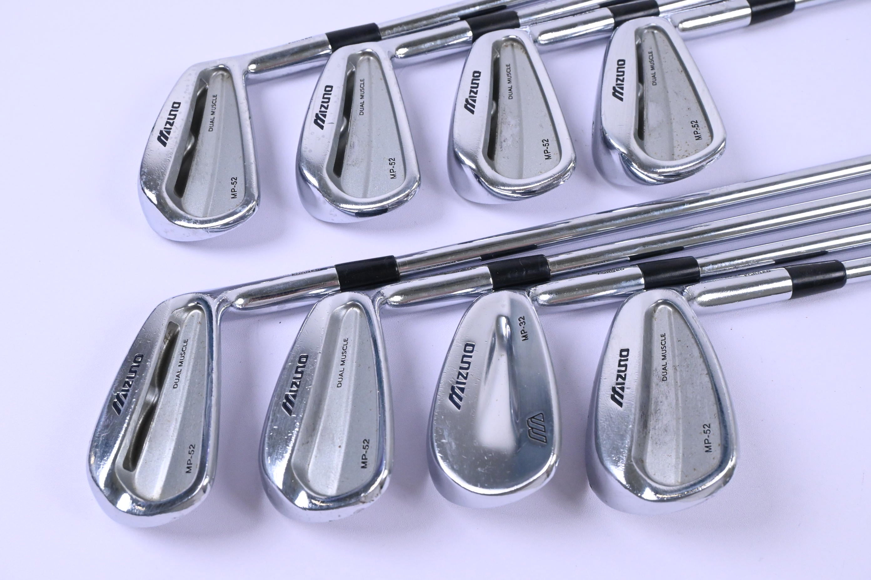 Mizuno MP-52/MP-32 Combo Irons / 3-PW / Regular Flex Dynamic Gold R300 Shafts