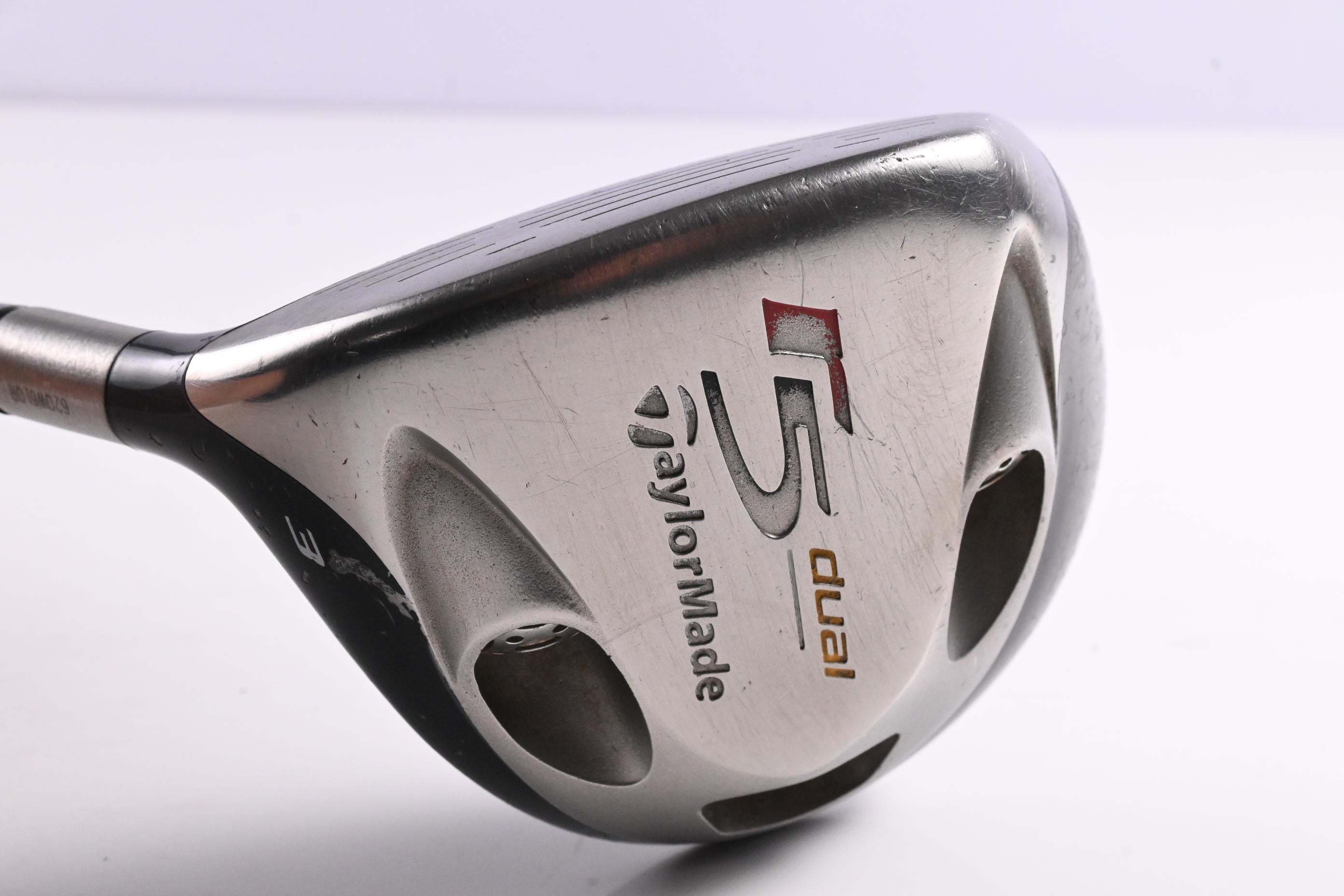 Left Hand Taylormade R5 Dual #3 Wood / 15 Degree / Stiff Flex Taylormade M.A.S.2