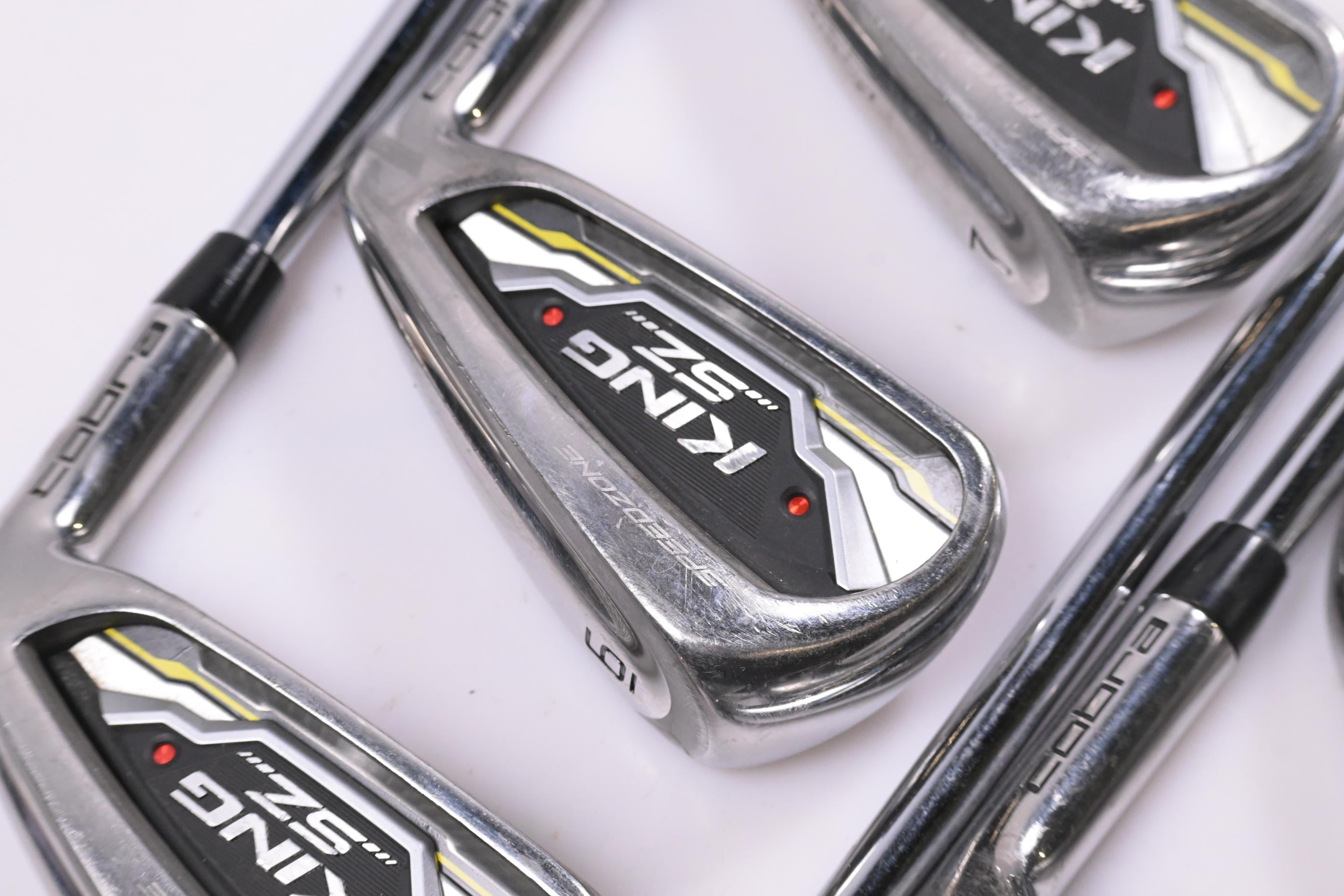 Cobra King Speedzone Irons / 5-PW+SW / Stiff Flex Cobra Shafts