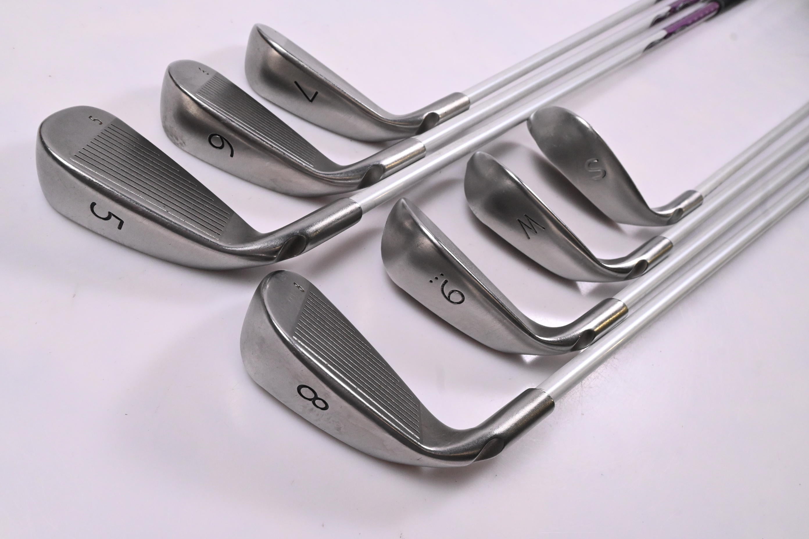 Ladies Ping Rhapsody Irons / 5-PW+SW / Orange Dot / Ladies Flex Ping TFC 129