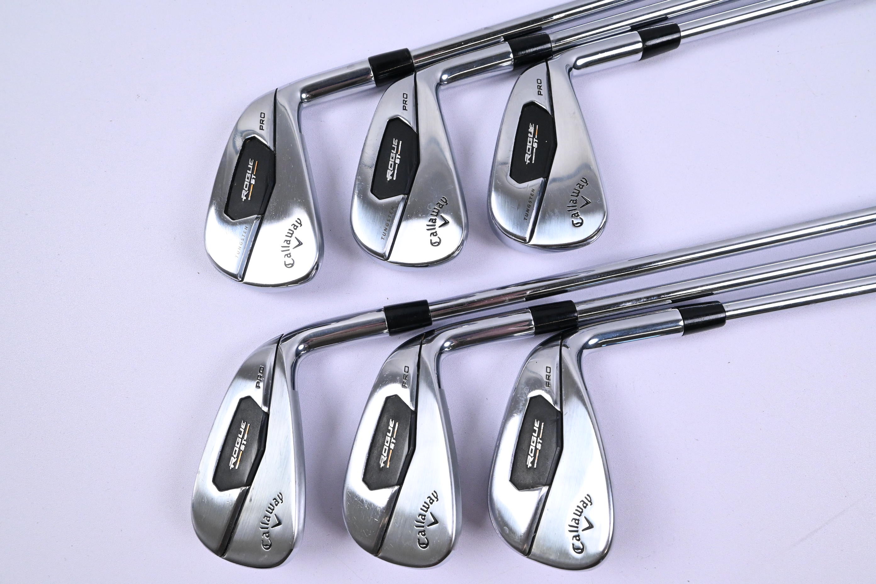Callaway Rogue ST Pro Irons / 5-PW / Regular Flex Project X Rifle 105 GR