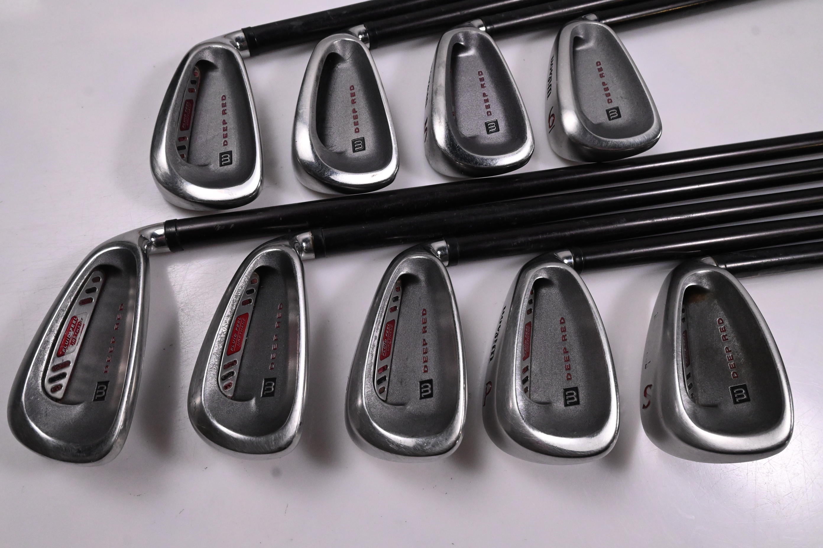 Wilson Deep Red Irons / 3-PW+SW / Regular Flex Wilson Fat Shafts