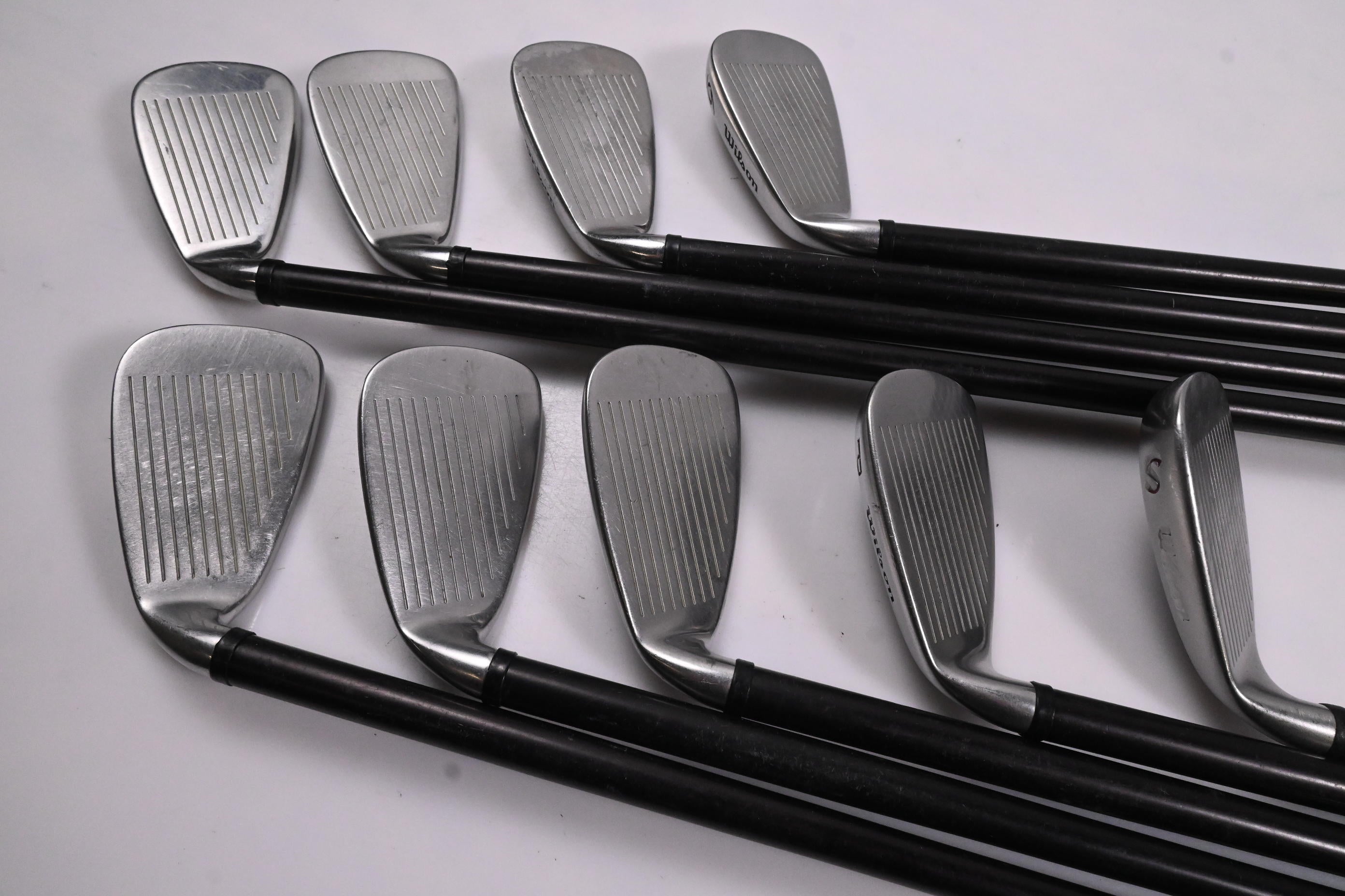 Wilson Deep Red Irons / 3-PW+SW / Regular Flex Wilson Fat Shafts