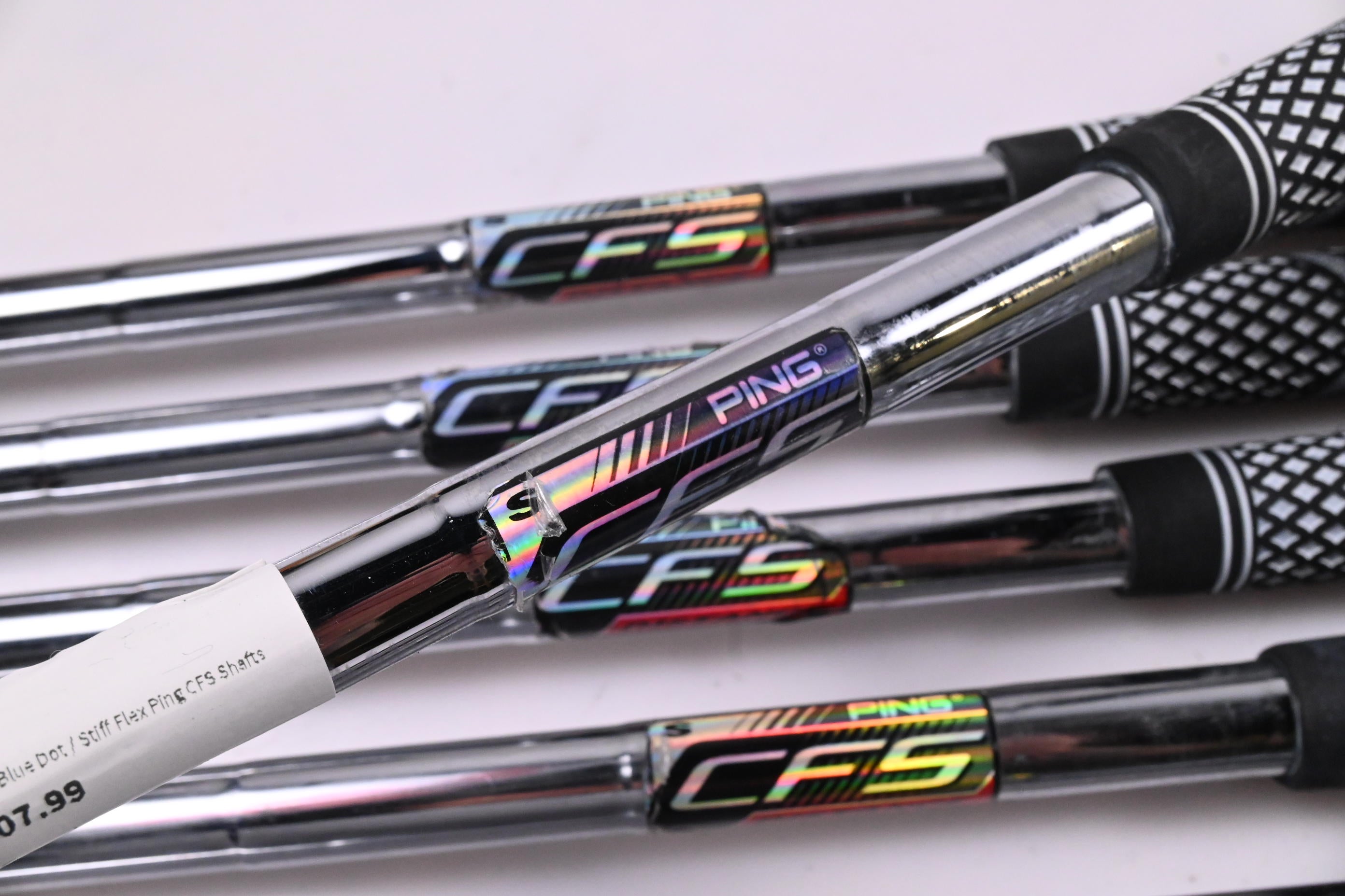 Ping i-Series E1 Irons / 4-PW+GW / Blue Dot / Stiff Flex Ping CFS Shafts