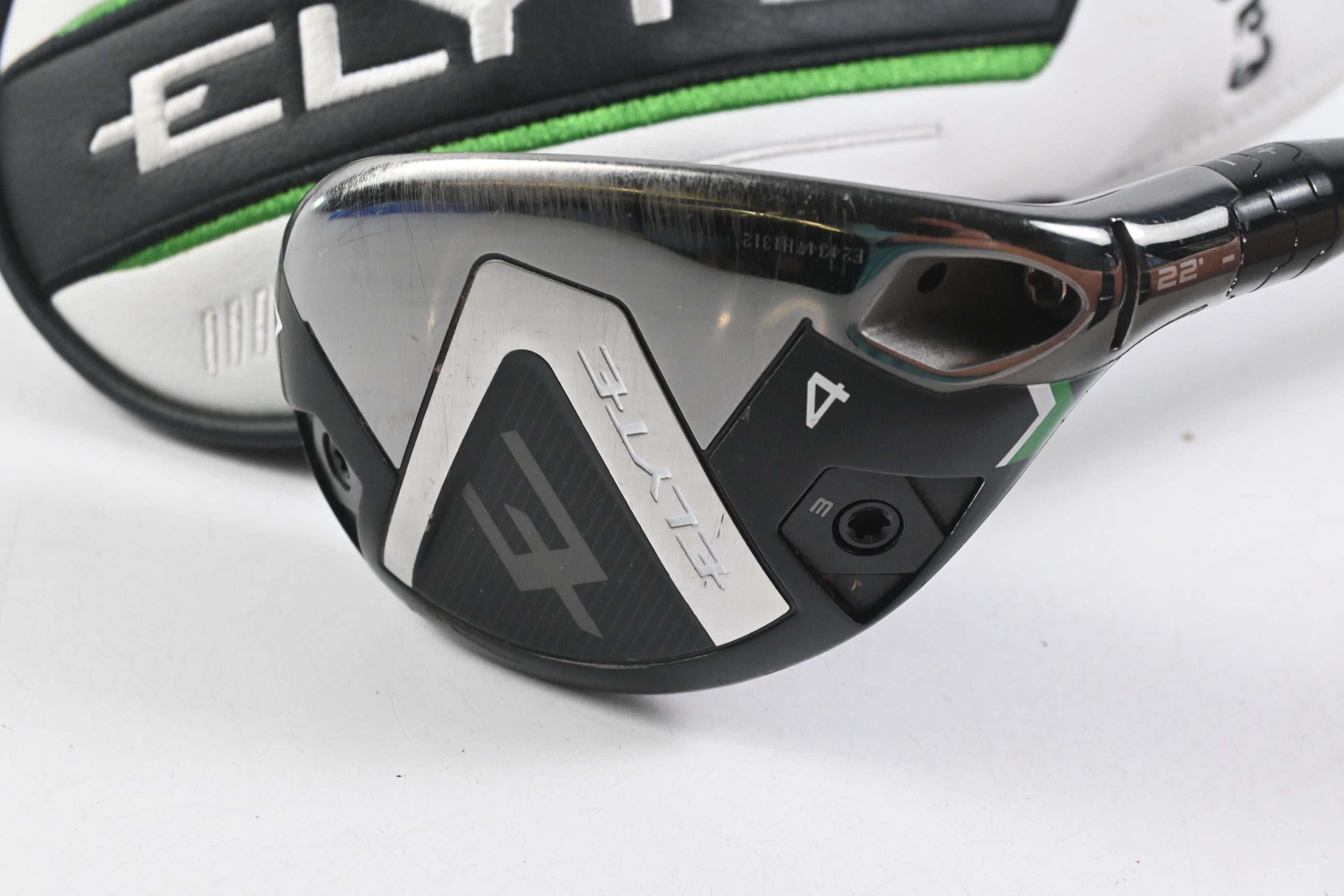 Callaway Elyte #4 Hybrid / 22 Degree / Stiff Flex Denali Charcoal 70 Shaft