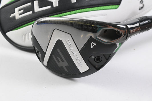 Callaway Elyte #4 Hybrid / 22 Degree / Stiff Flex Denali Charcoal 70 Shaft