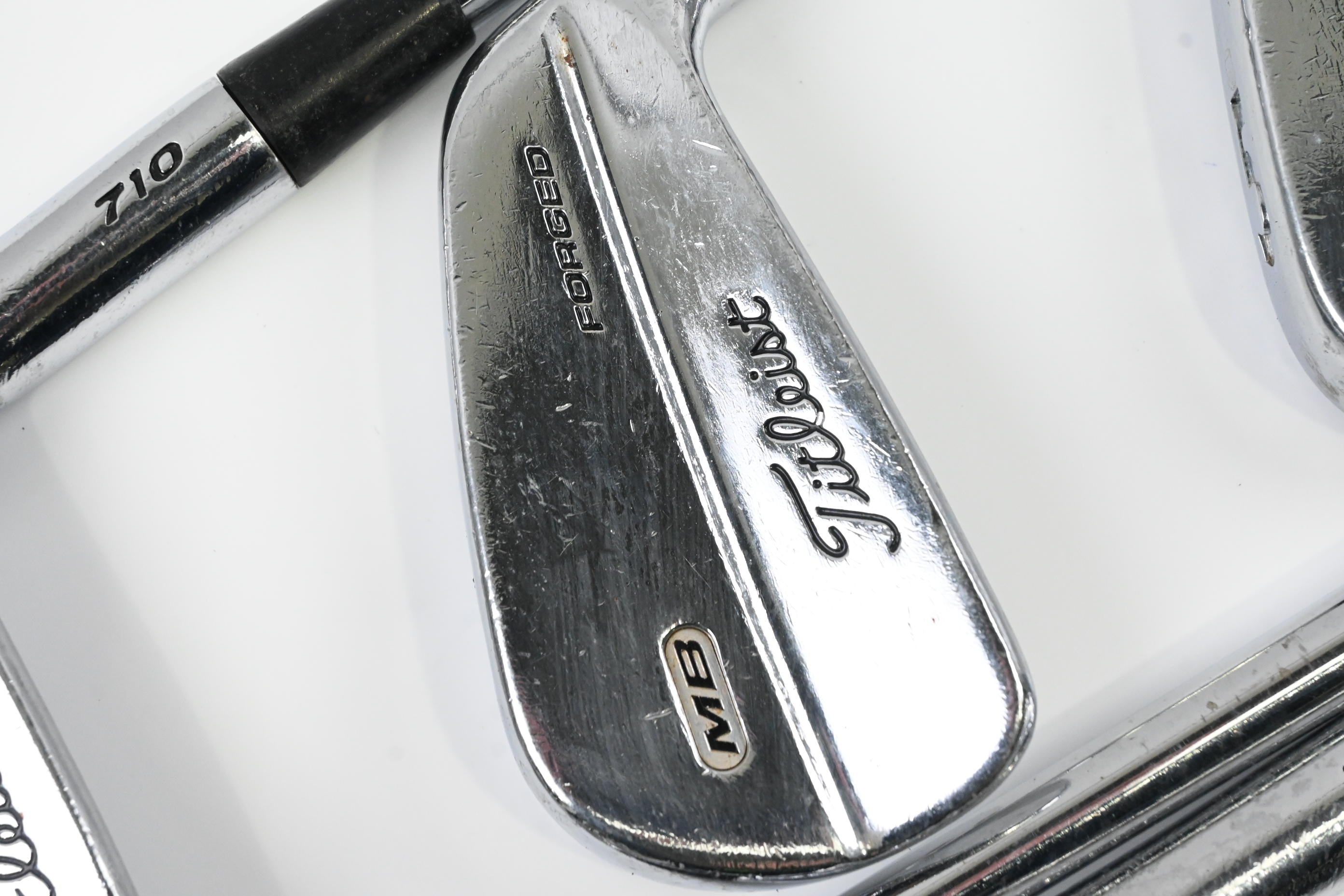 Titleist MB 710 Irons / 3-9i / Stiff Flex Steel Shaft / No 6i