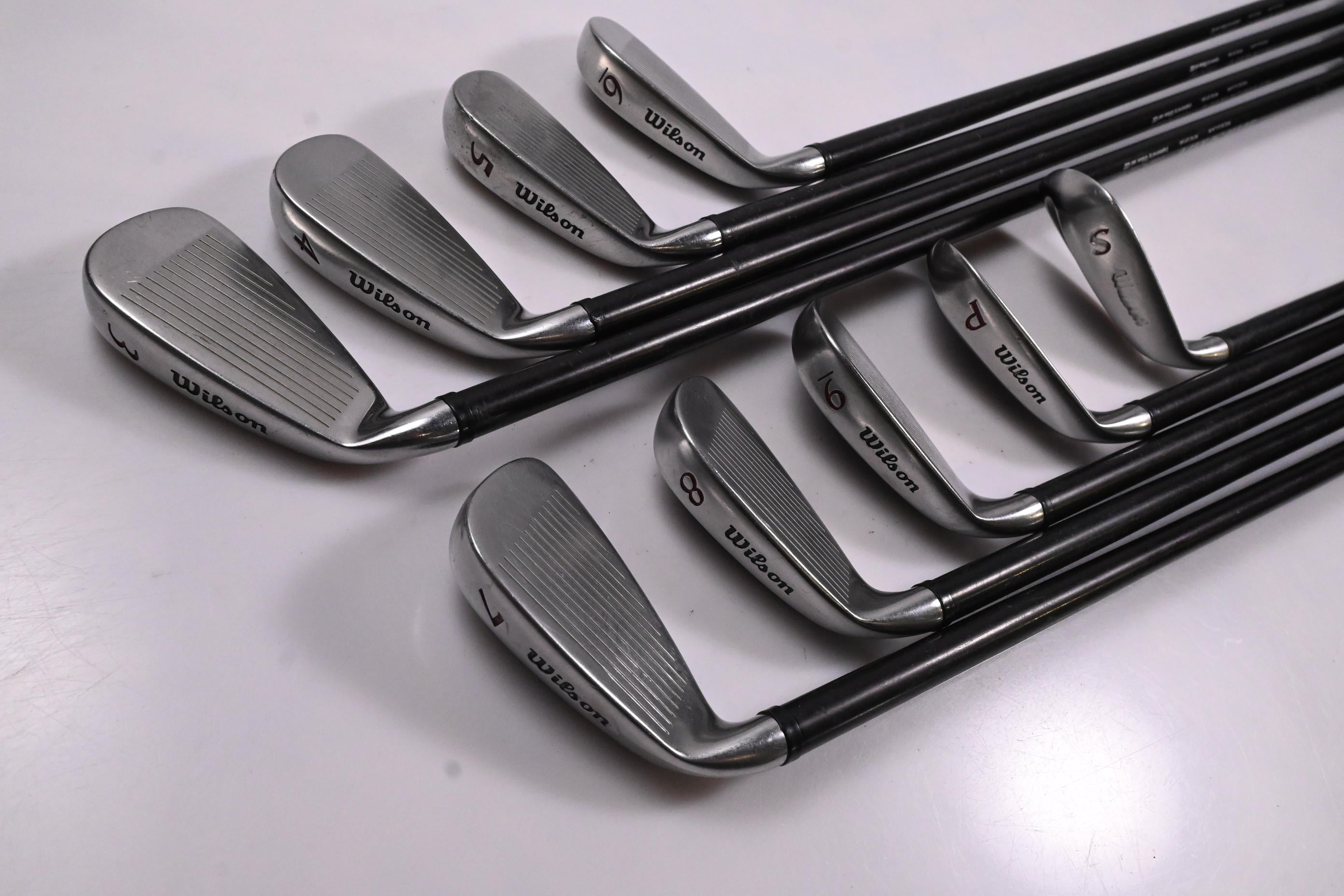 Wilson Deep Red Irons / 3-PW+SW / Regular Flex Wilson Fat Shafts