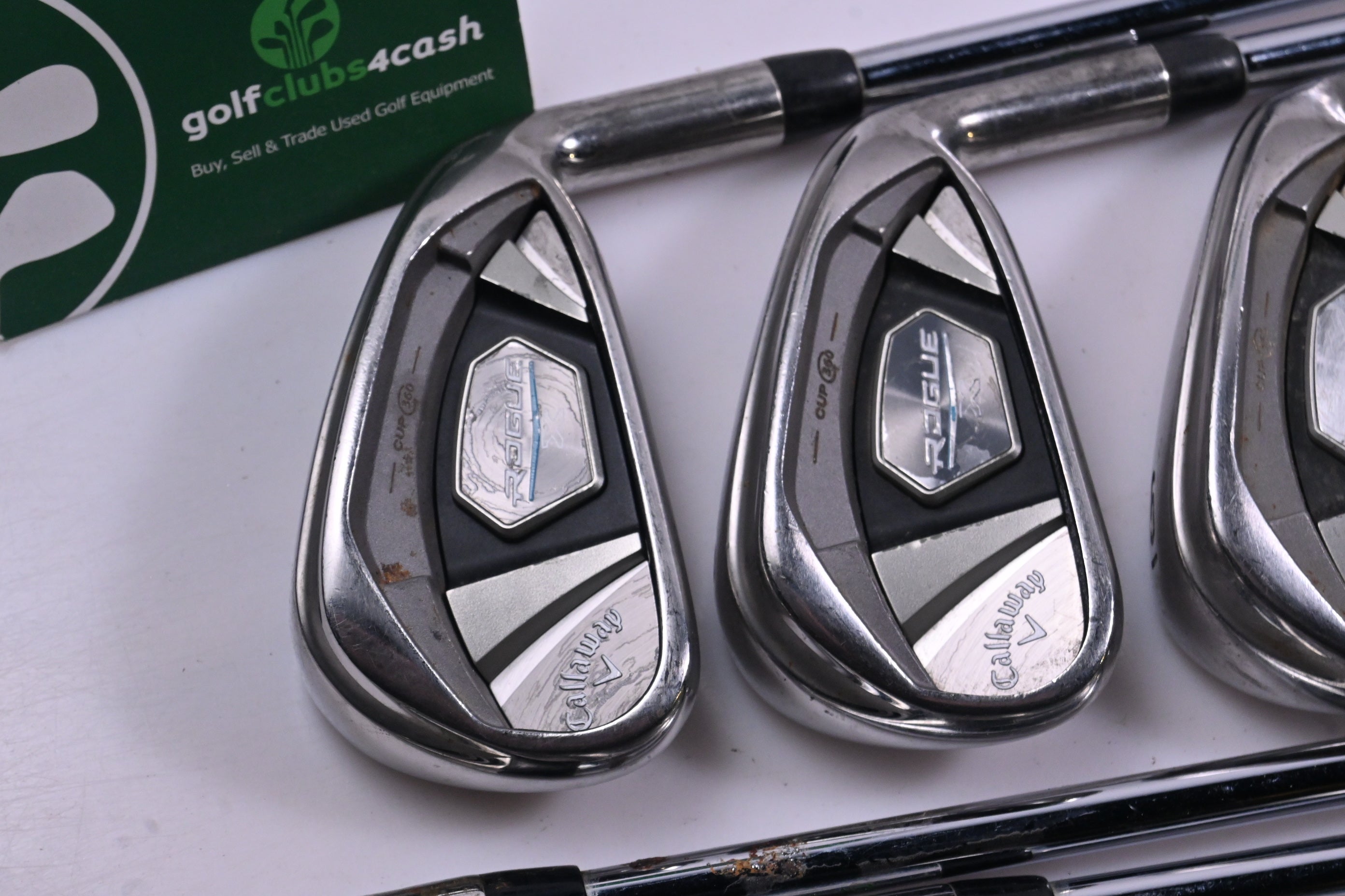 Callaway Rogue X Irons / 4-PW+GW+SW / Regular Flex KBS MAX 90 Shafts
