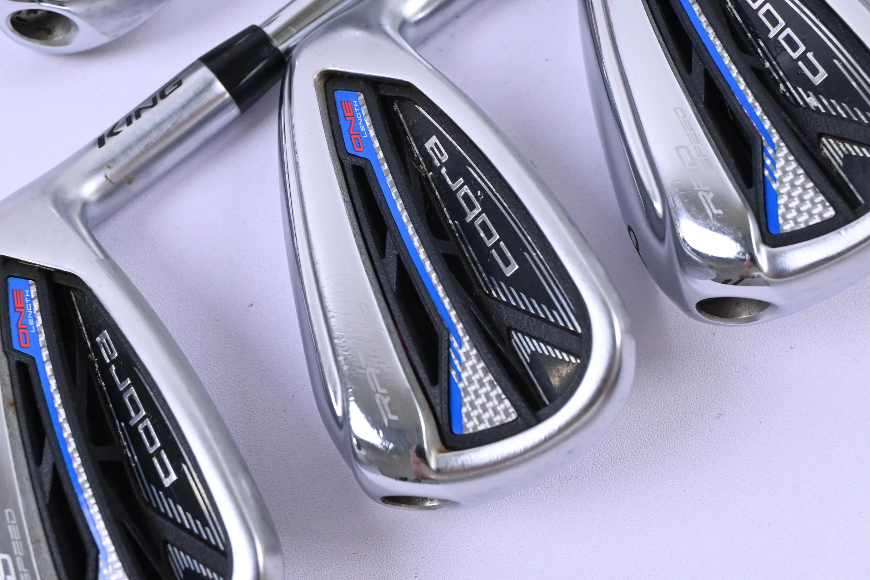 Cobra King Radspeed One Length Irons / 5-PW+GW / Regular Flex KBS Tour 110