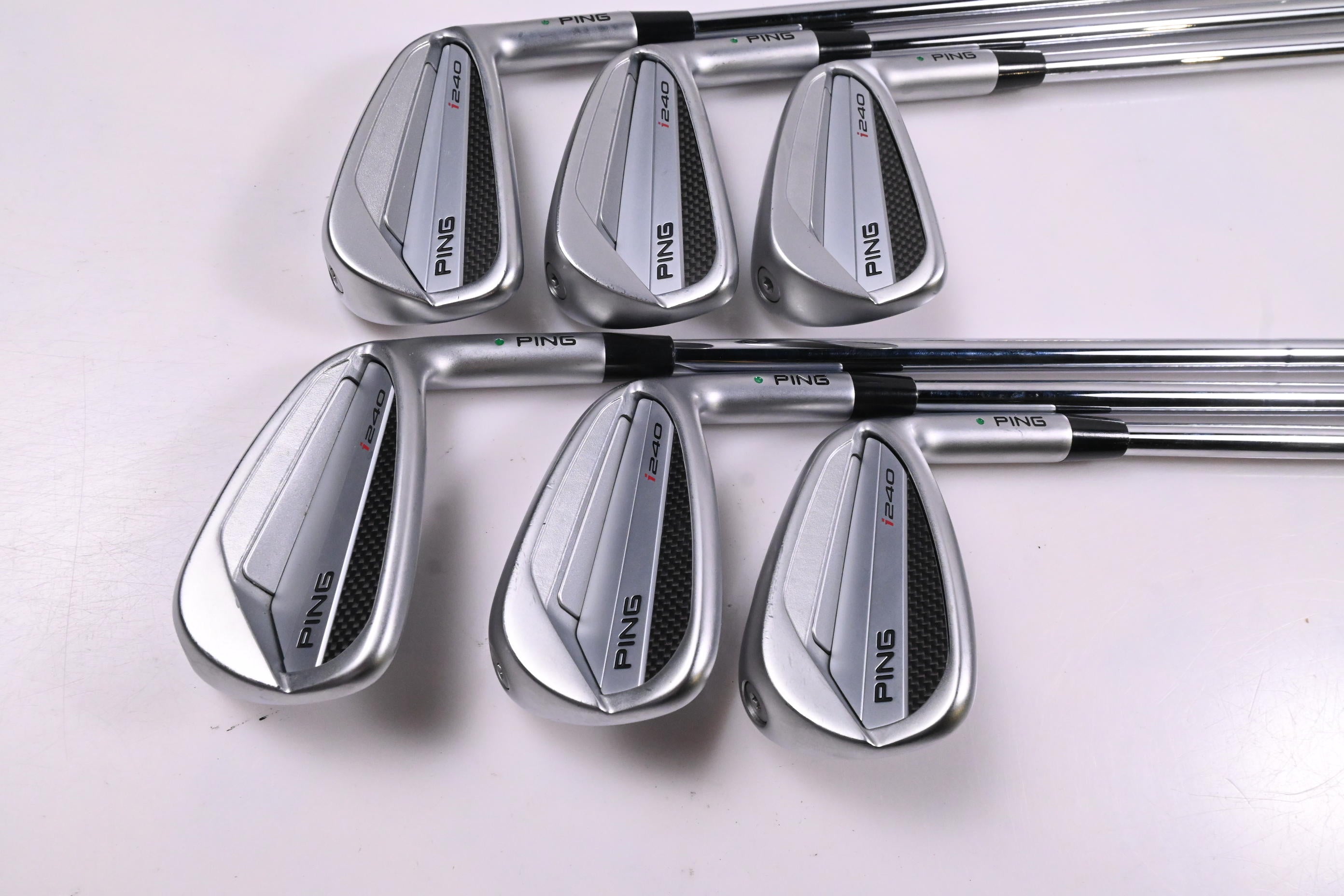 Ping I240 Irons / 5-PW / Green Dot / Stiff Flex N.S.Pro Modus³ Tour 115 Shafts