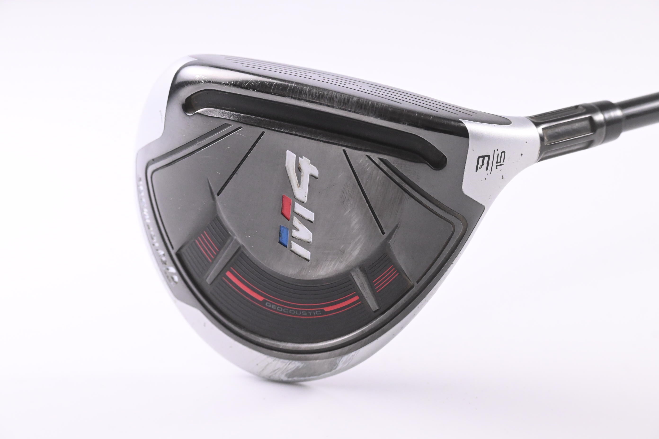 Taylormade M4 #3 Wood / 15 Degree / Stiff Flex Fujikura Atmos Red 6 Shaft