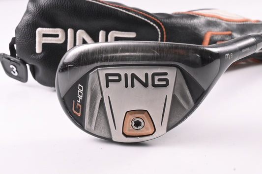 Ping G400 #3 Hybrid / 19 Degree / Stiff Flex Ping Alta CB 70 Shaft
