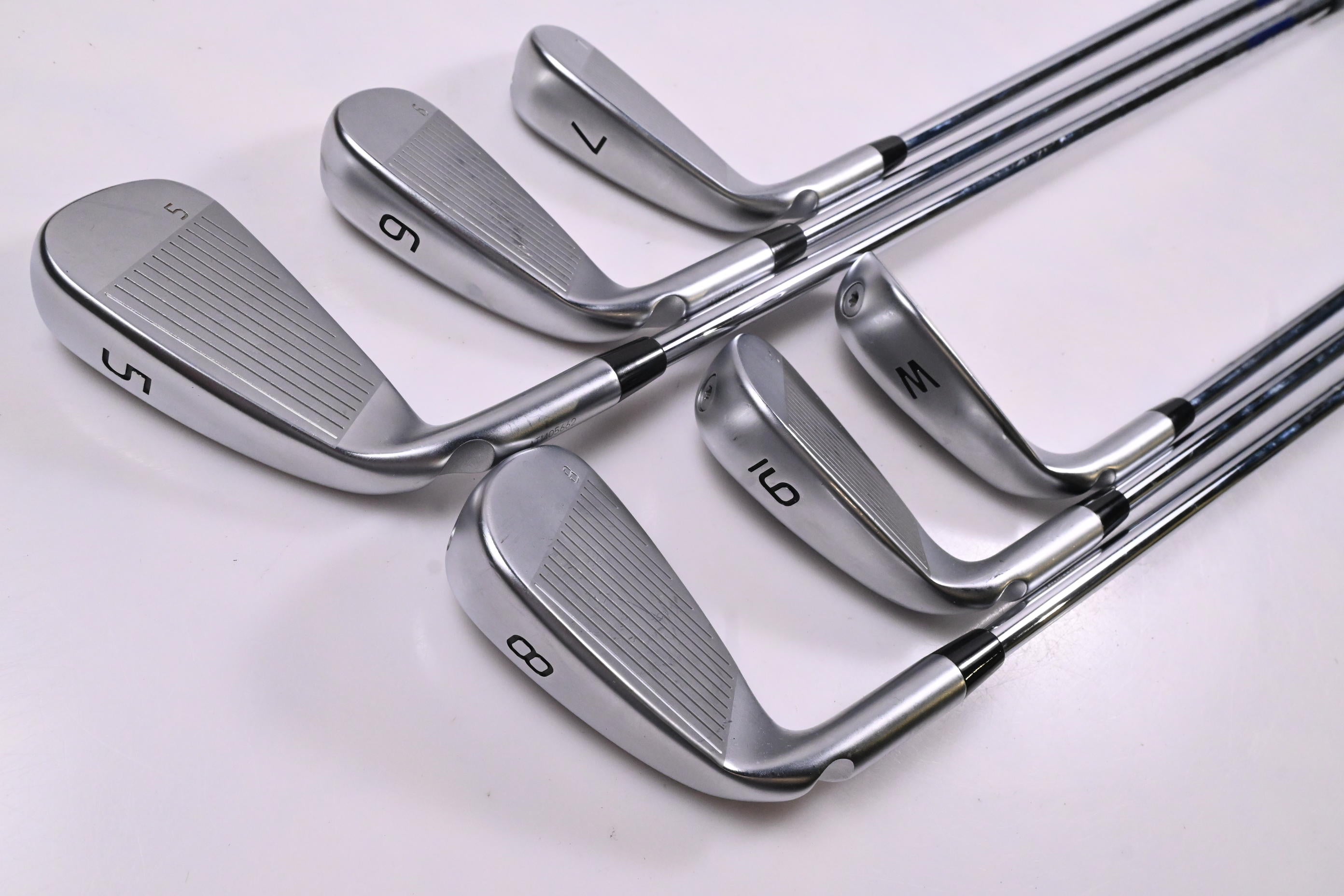 Ping G430 Irons / 5-PW / Blue Dot / Regular Flex Ping AWT 2.0 Shafts