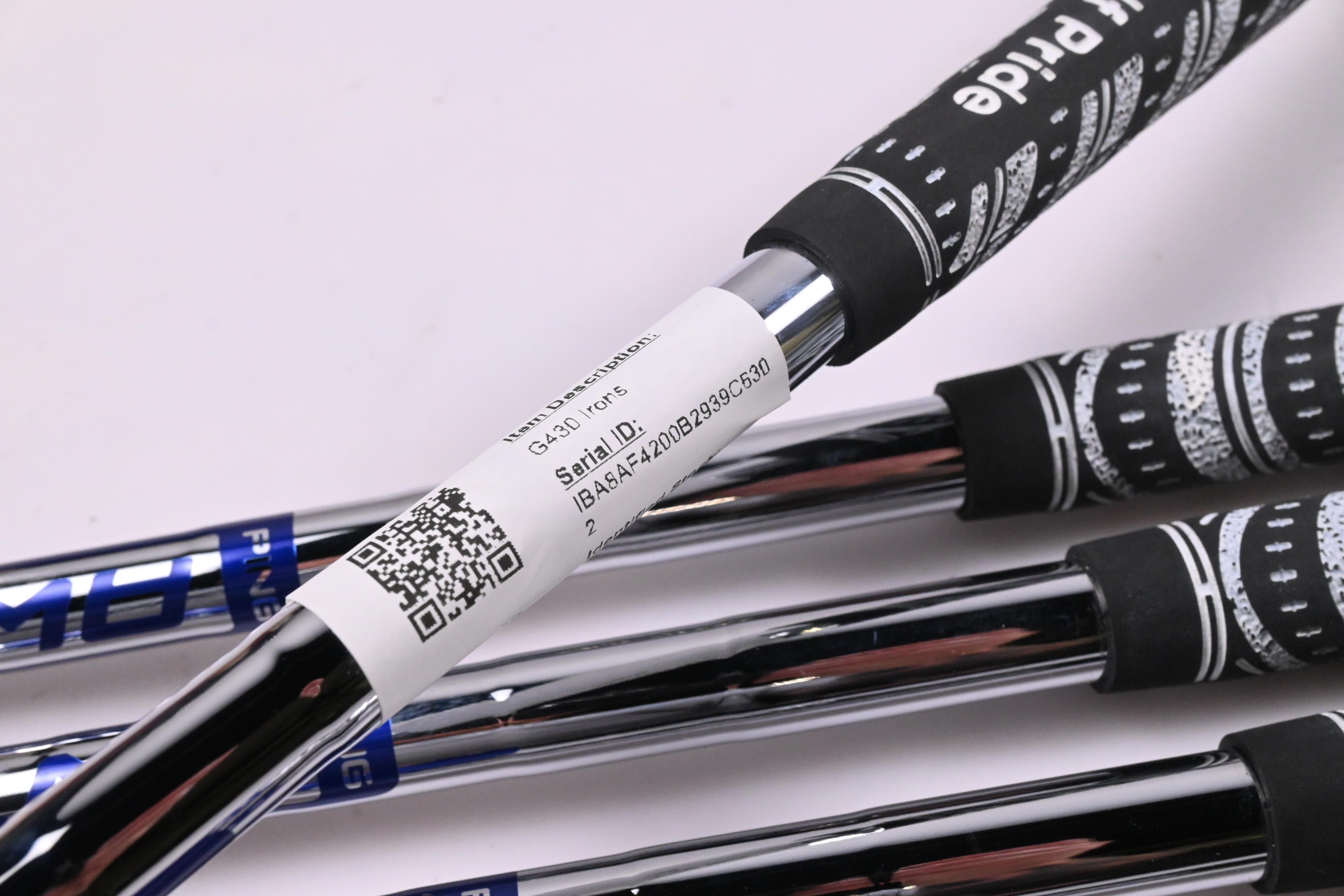 Ping G430 Irons / 5-PW / Blue Dot / Regular Flex Ping AWT 2.0 Shafts