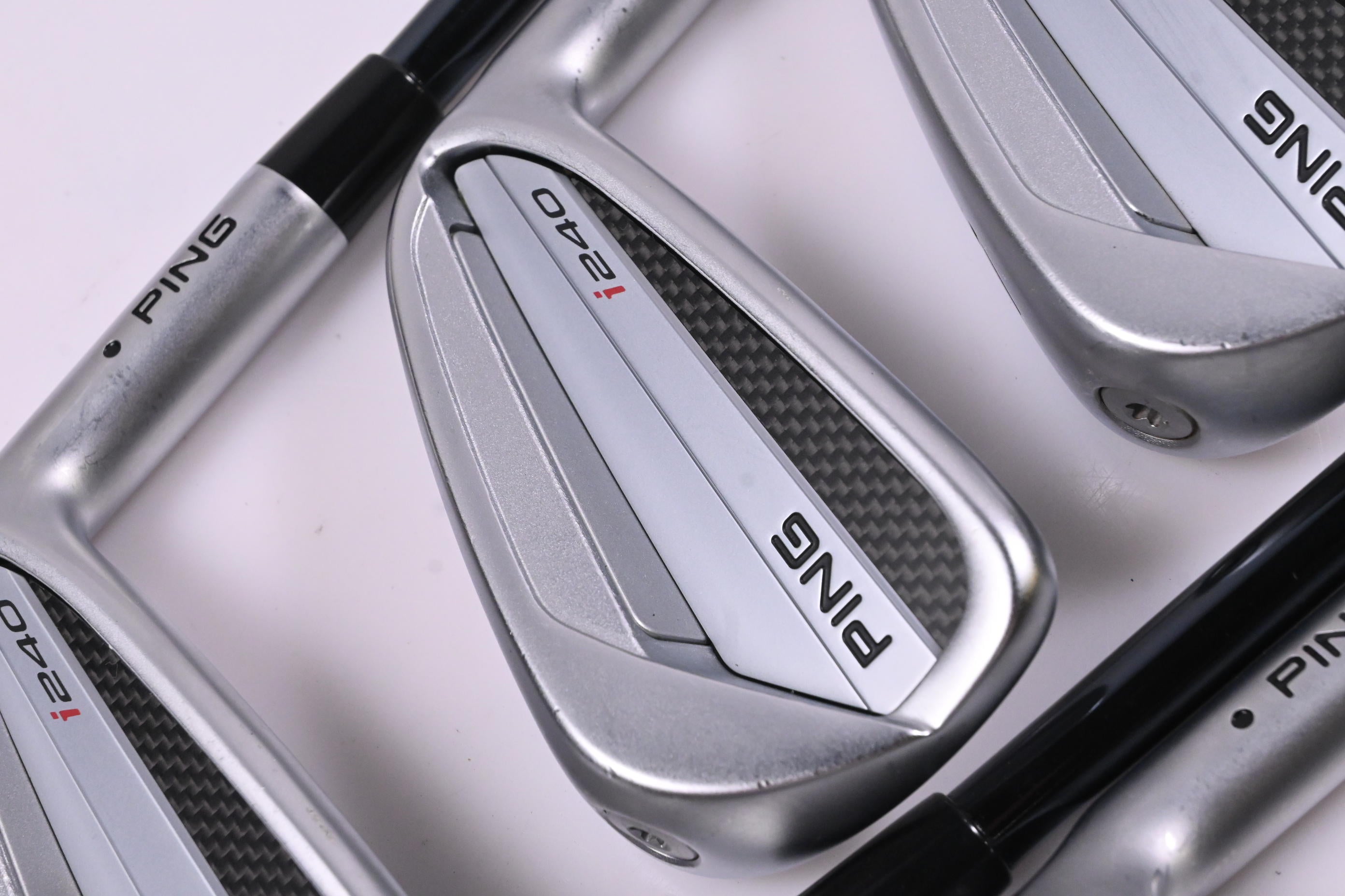 Ping I240 Irons / 5-PW / Black Dot / Regular Flex UST Recoil Dart 75 Shafts