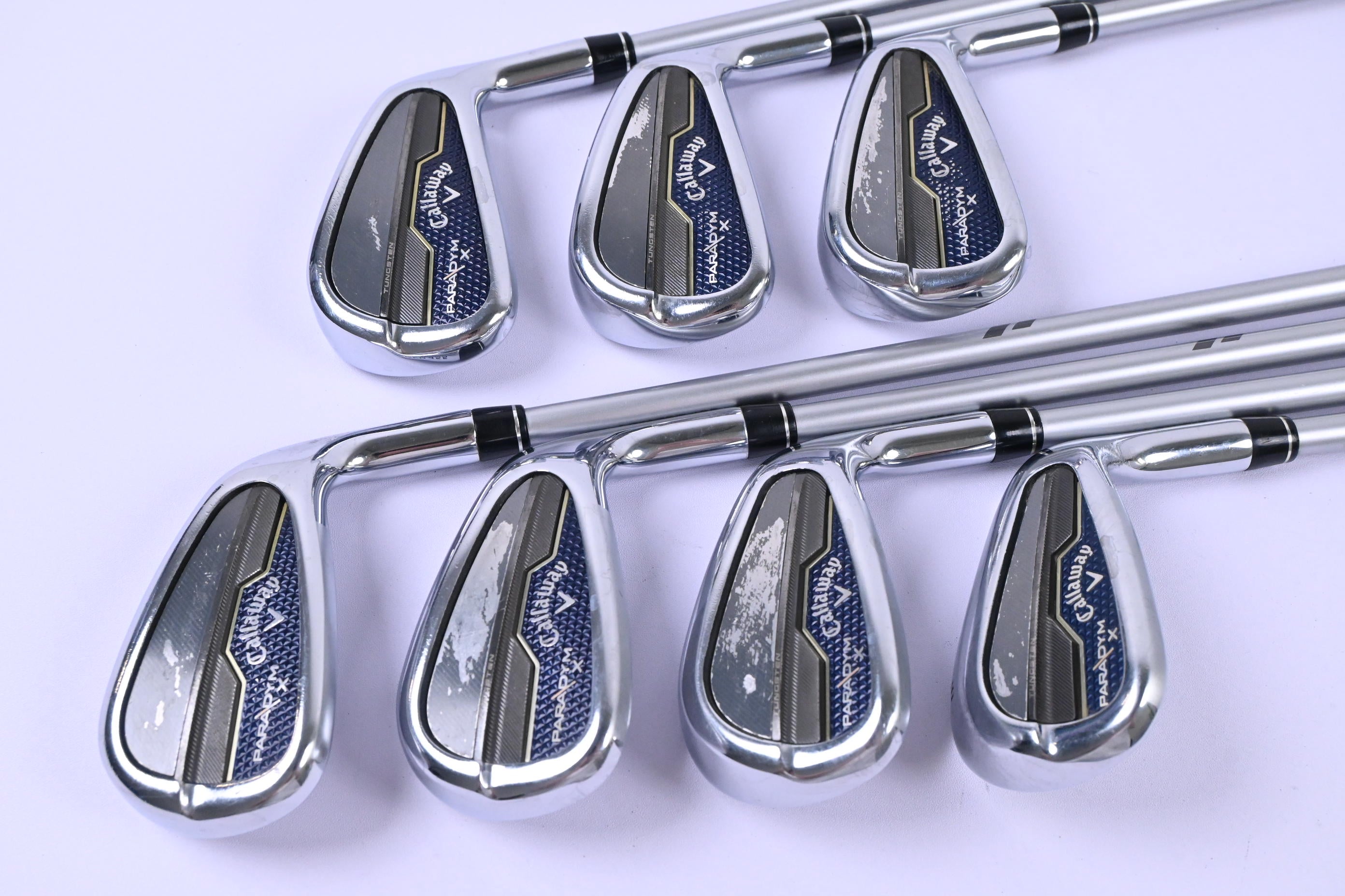 Callaway Paradym X Irons / 5-PW+SW / Senior Flex Aldila Ascent 50 Shafts