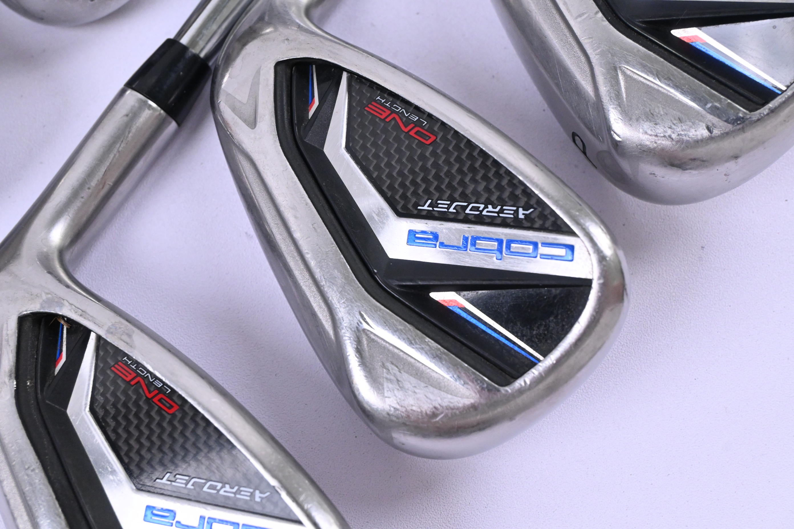 Cobra Aerojet One Length Irons / 5-PW / Regular Flex KBS Tour Lite Shafts