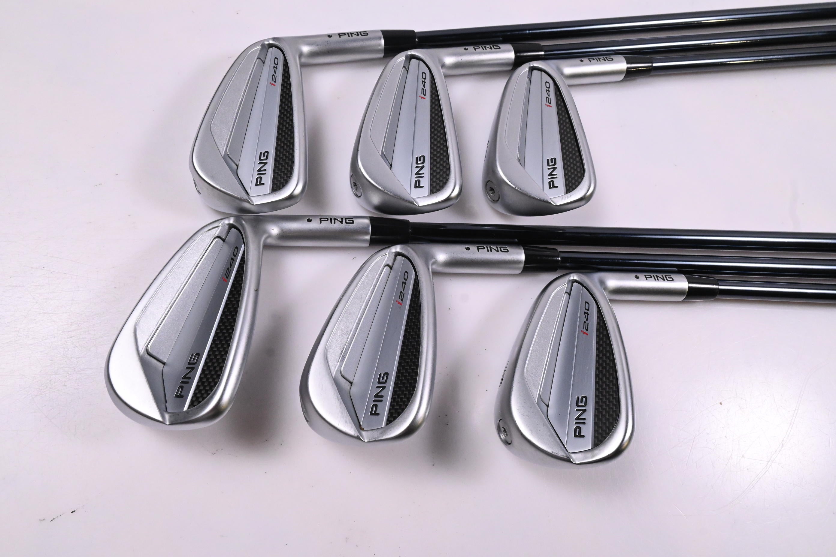 Ping I240 Irons / 5-PW / Black Dot / Regular Flex UST Recoil Dart 75 Shafts