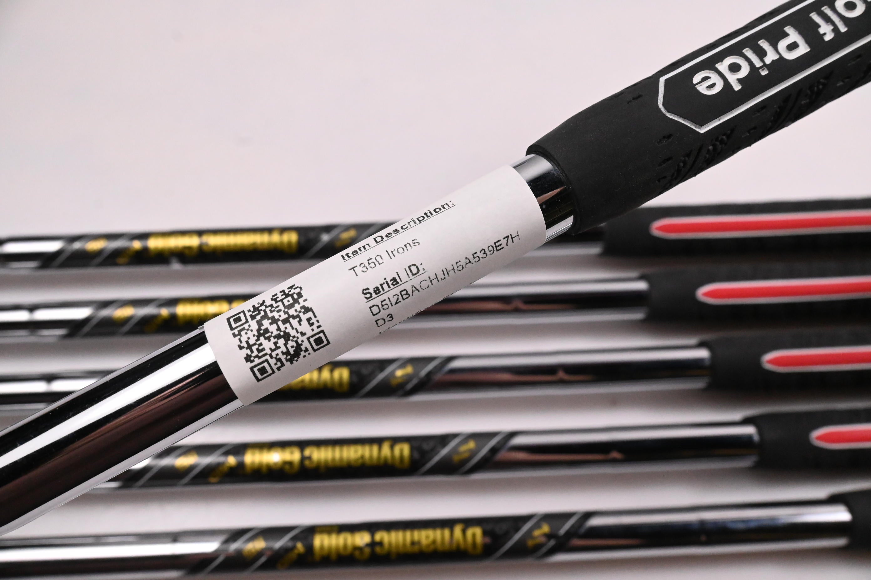 Titleist T350 Irons / 5-PW / Stiff Flex Dynamic Gold Mid 115 S300 Shafts