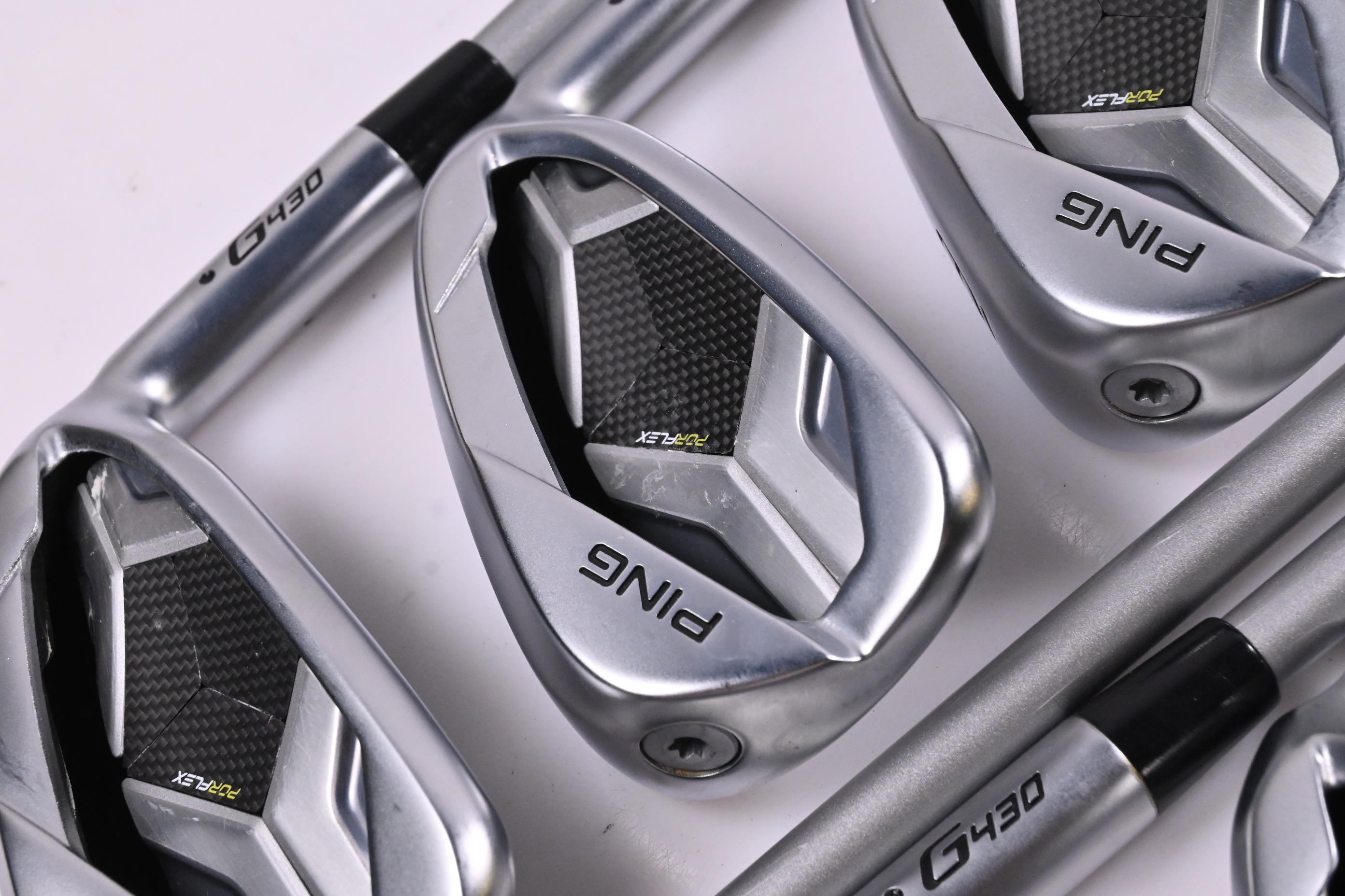 Ping G430 Irons / 7-PW+45°+50°+54° / Black Dot / Senior Flex Ping Alta Quick 45