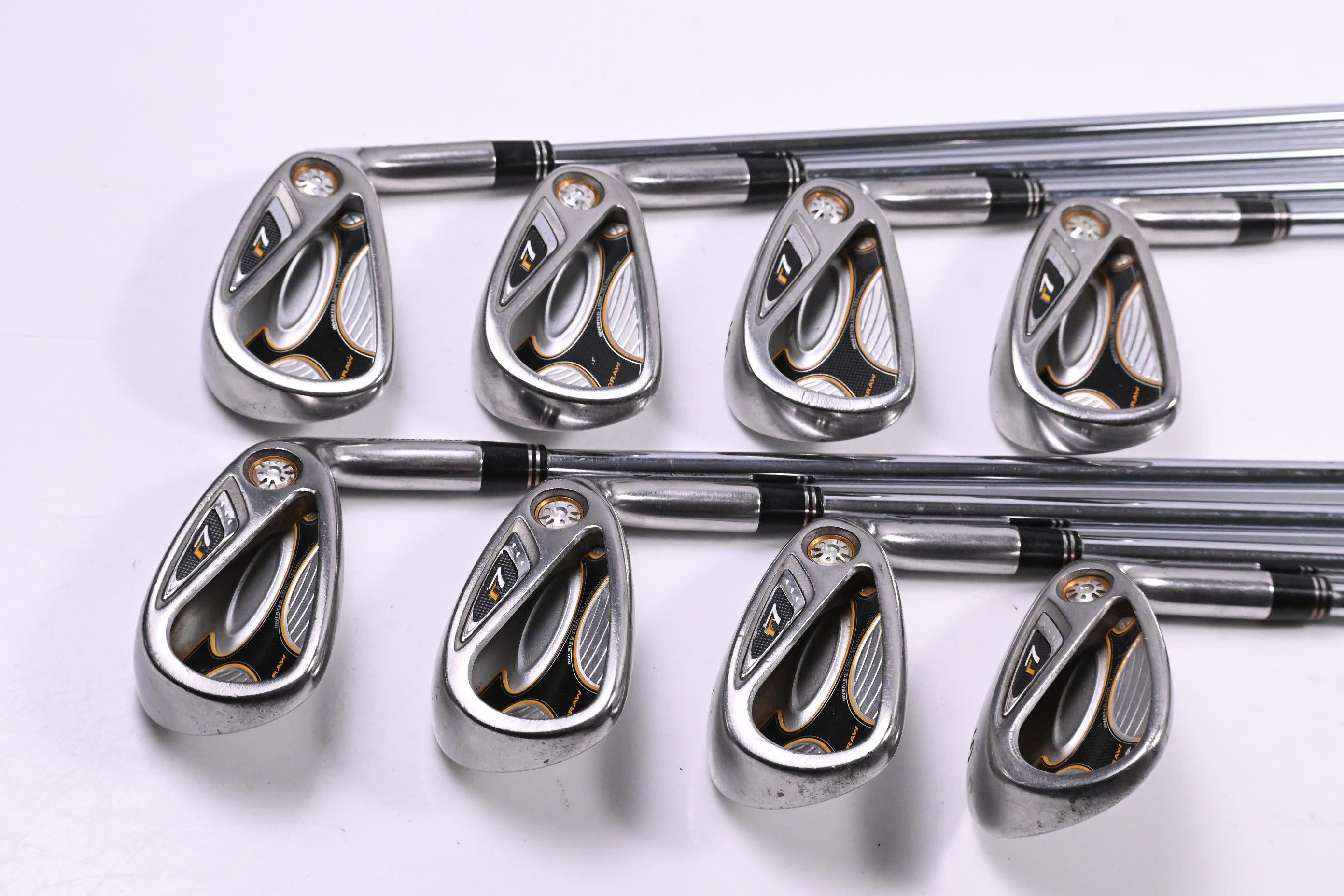 Taylormade R7 Draw Irons / 4-PW+SW / Regular Flex Taylormade T-Step 90 Shafts