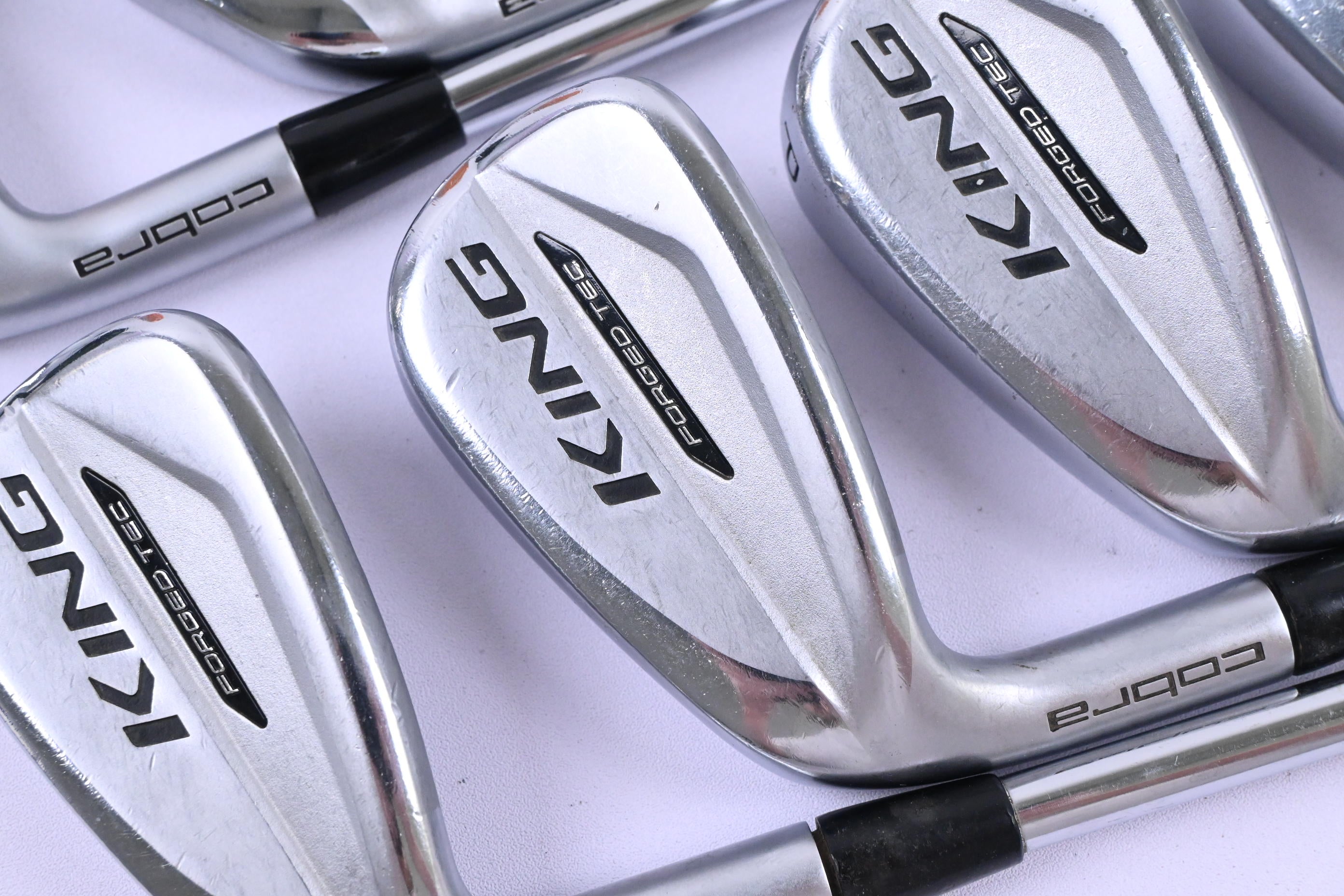 Left Hand Cobra King Forged Tec 2020 Irons / 4-PW+GW / Regular Flex KBS Shafts
