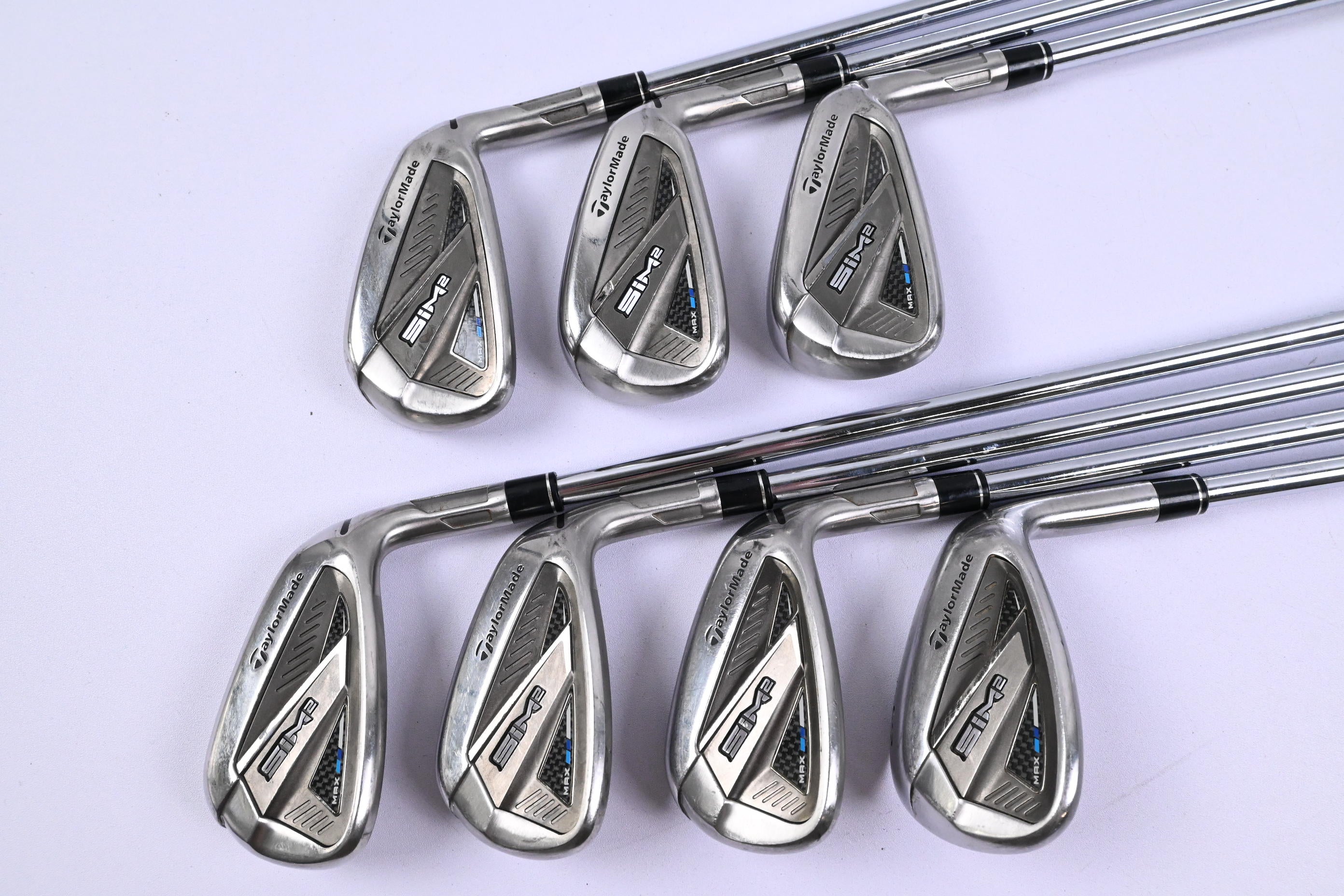 Taylormade SIM2 Max Irons / 4-SW / Regular Flex KBS MAX MT 85 Shafts