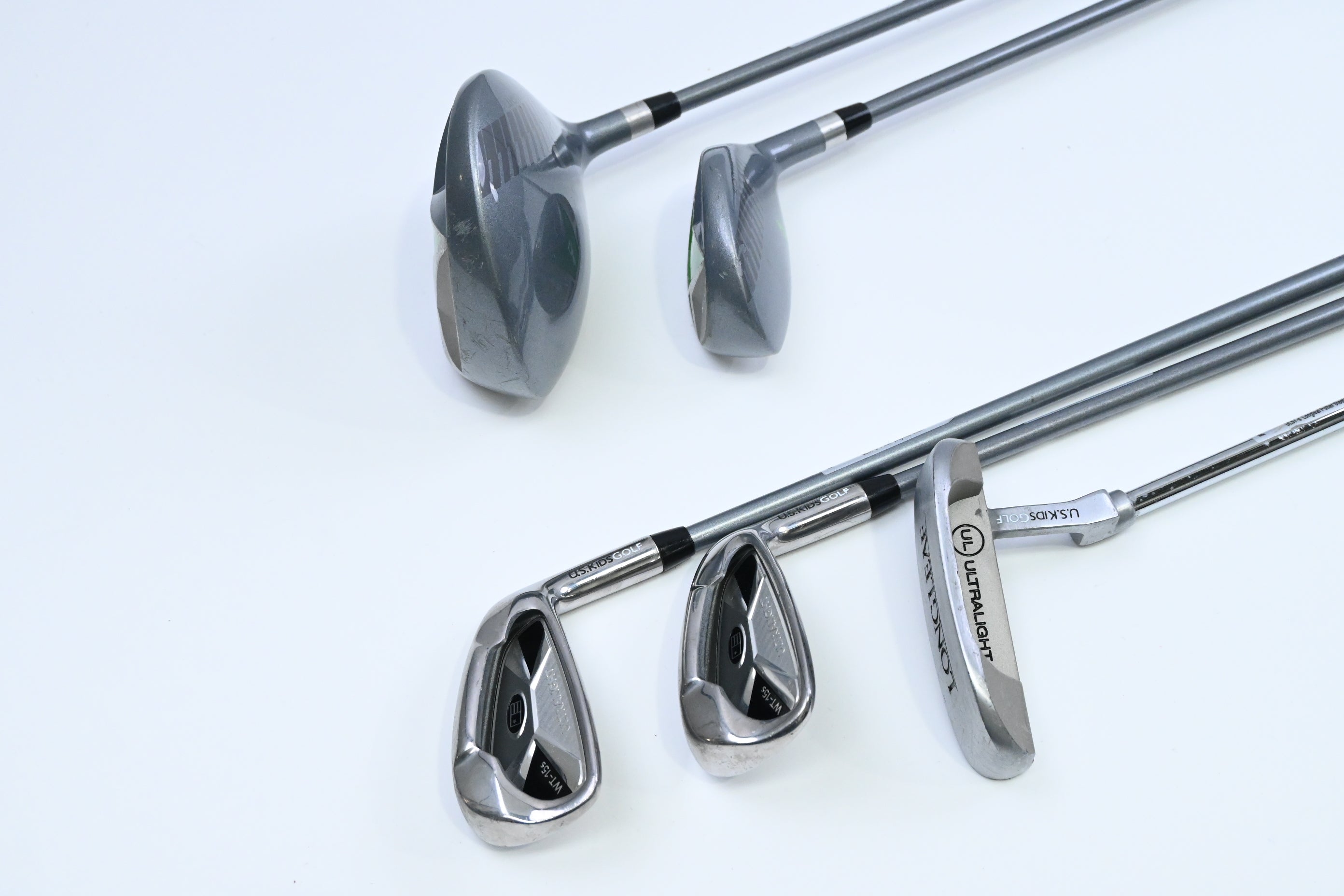 Junior US Kids WT-15 Package Set / Wood, Hybrid, Iron, Putter, Bag