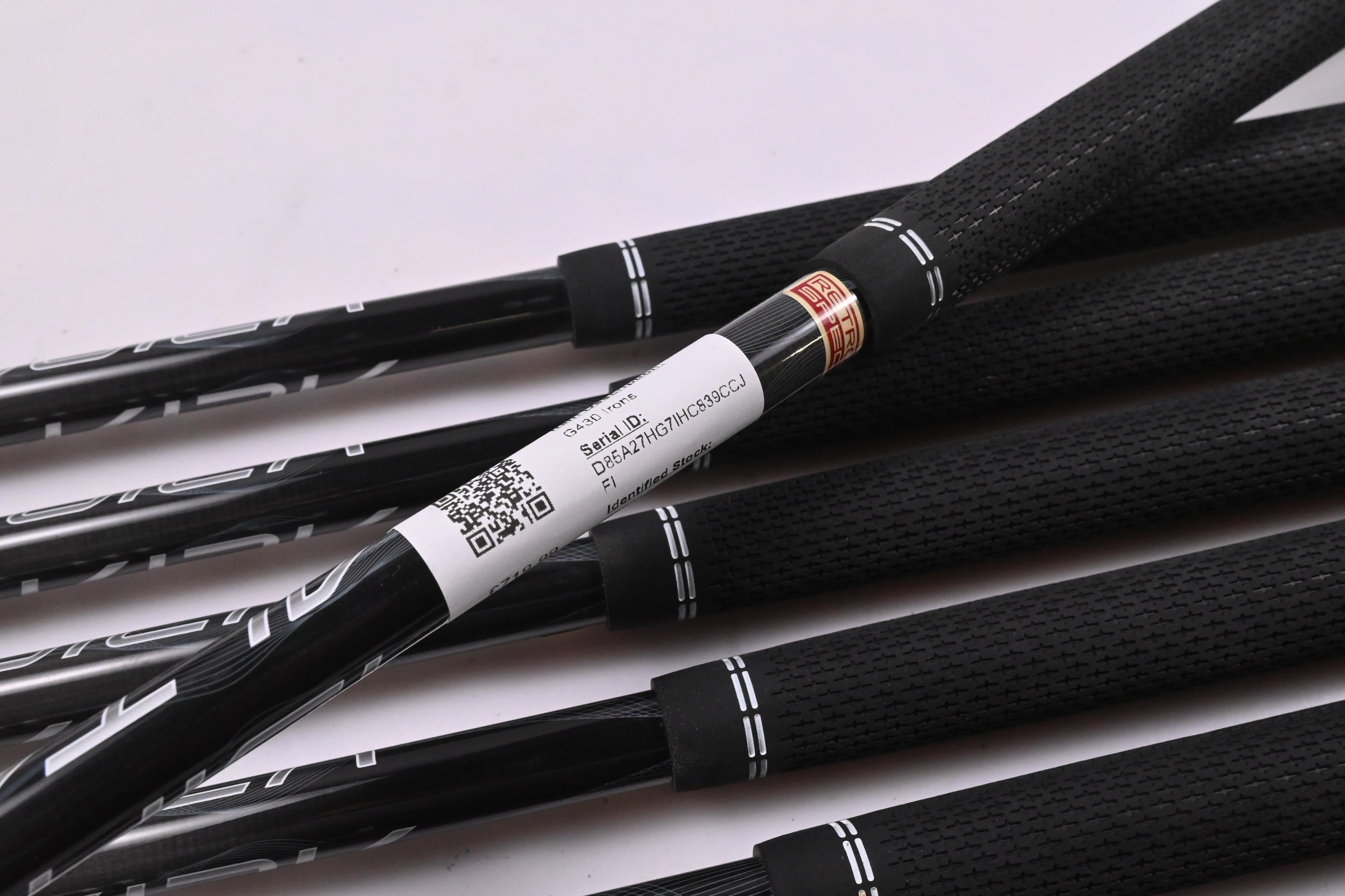 Ping G430 Irons / 7-PW+45°+50°+54° / Black Dot / Senior Flex Ping Alta Quick 45
