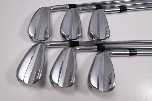 Ping i530 Irons / 5-PW / Green Dot / Stiff Flex Ping AWT 3.0 Shafts