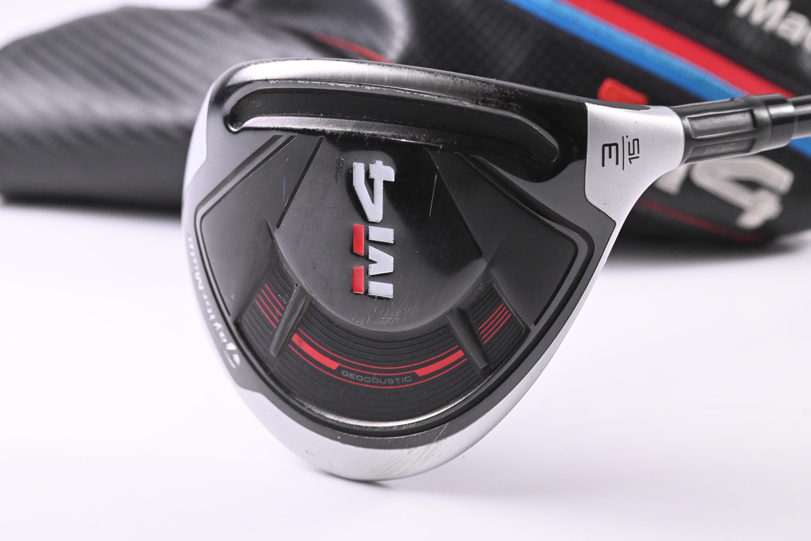 Taylormade M4 #3 Wood / 15 Degree / Regular Flex Fujikura Atmos Red 5 Shaft