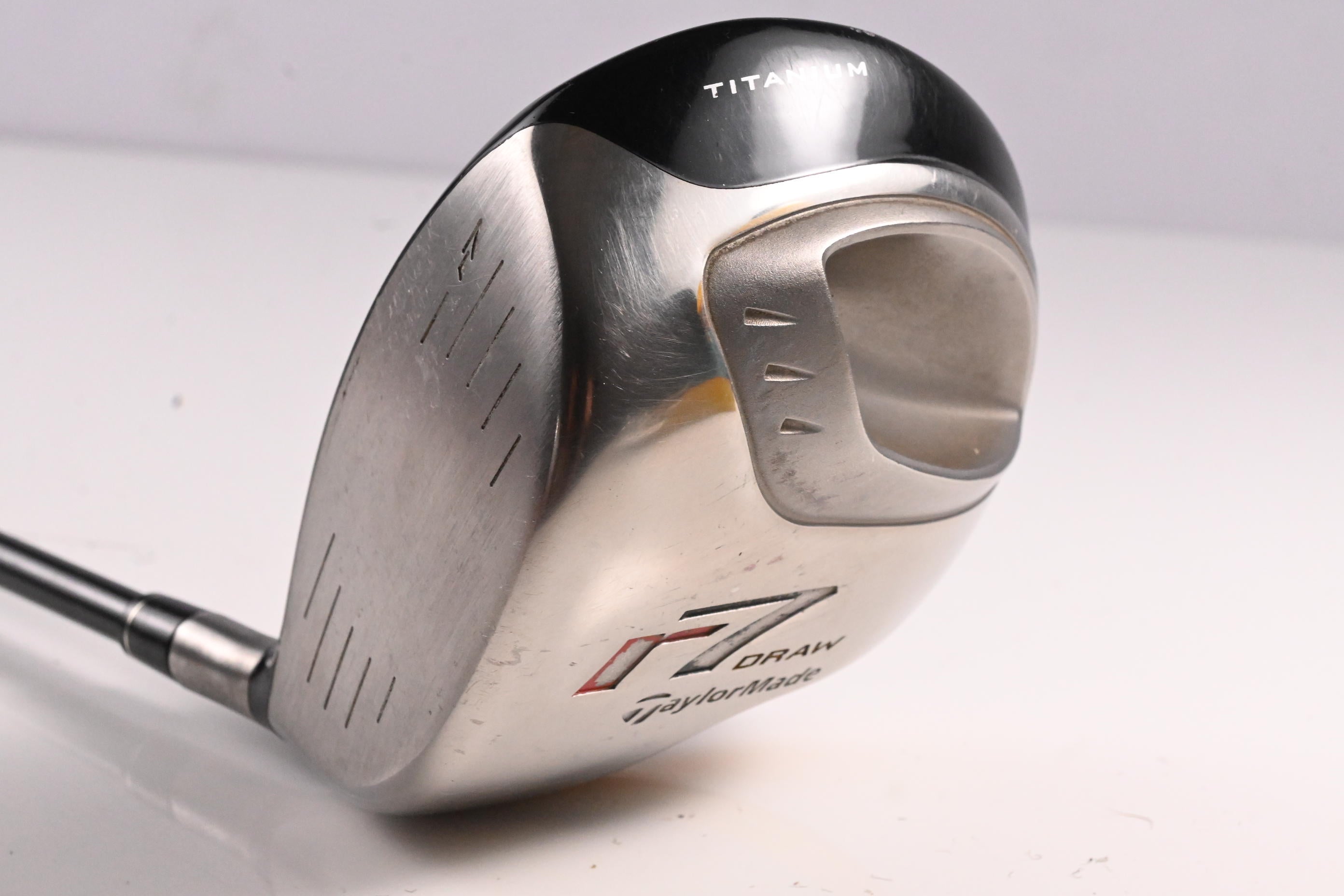 Left Hand Taylormade R7 Draw Driver / 10.5 Degree / Regular Flex REAX 55 Shaft