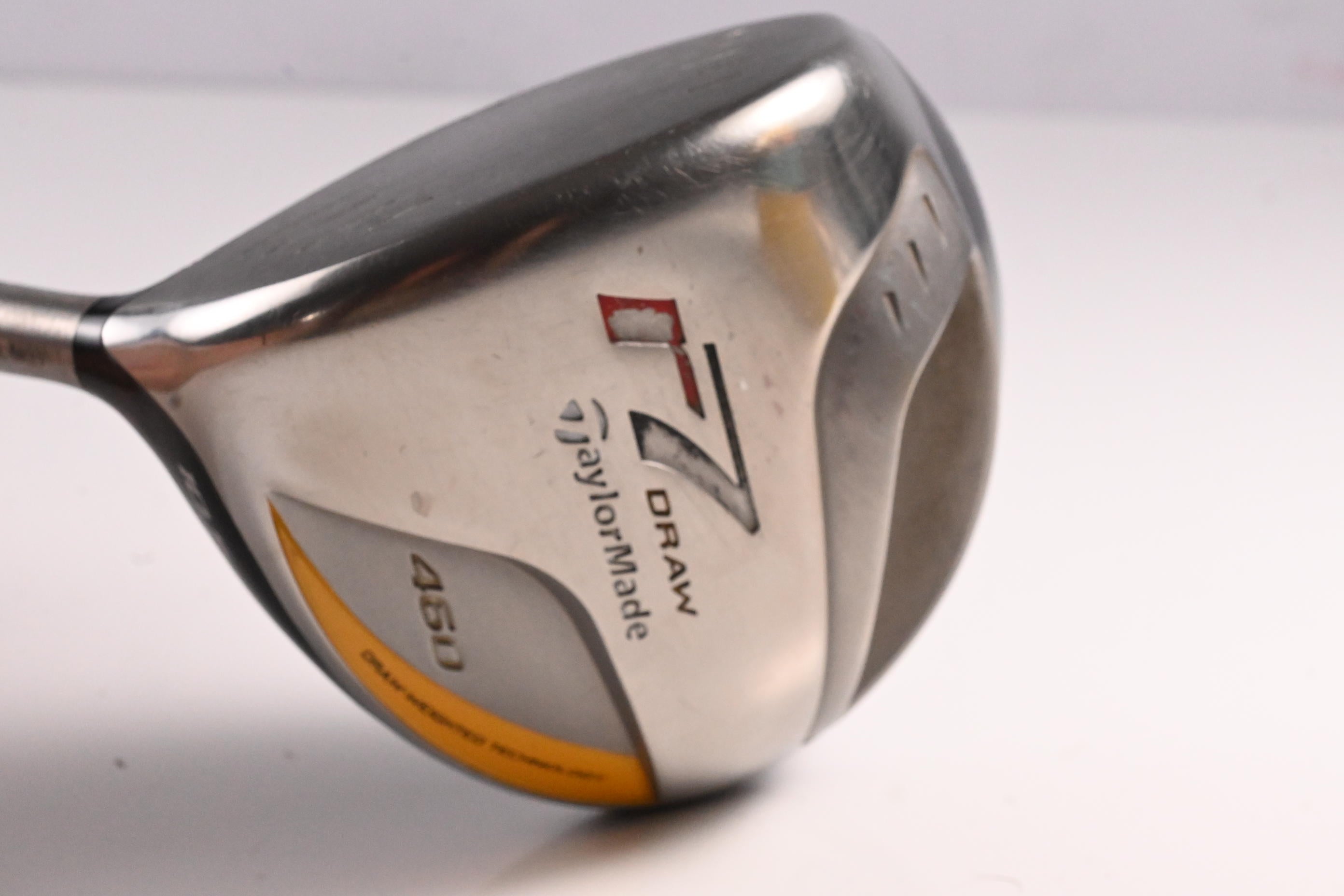 Left Hand Taylormade R7 Draw Driver / 10.5 Degree / Regular Flex REAX 55 Shaft