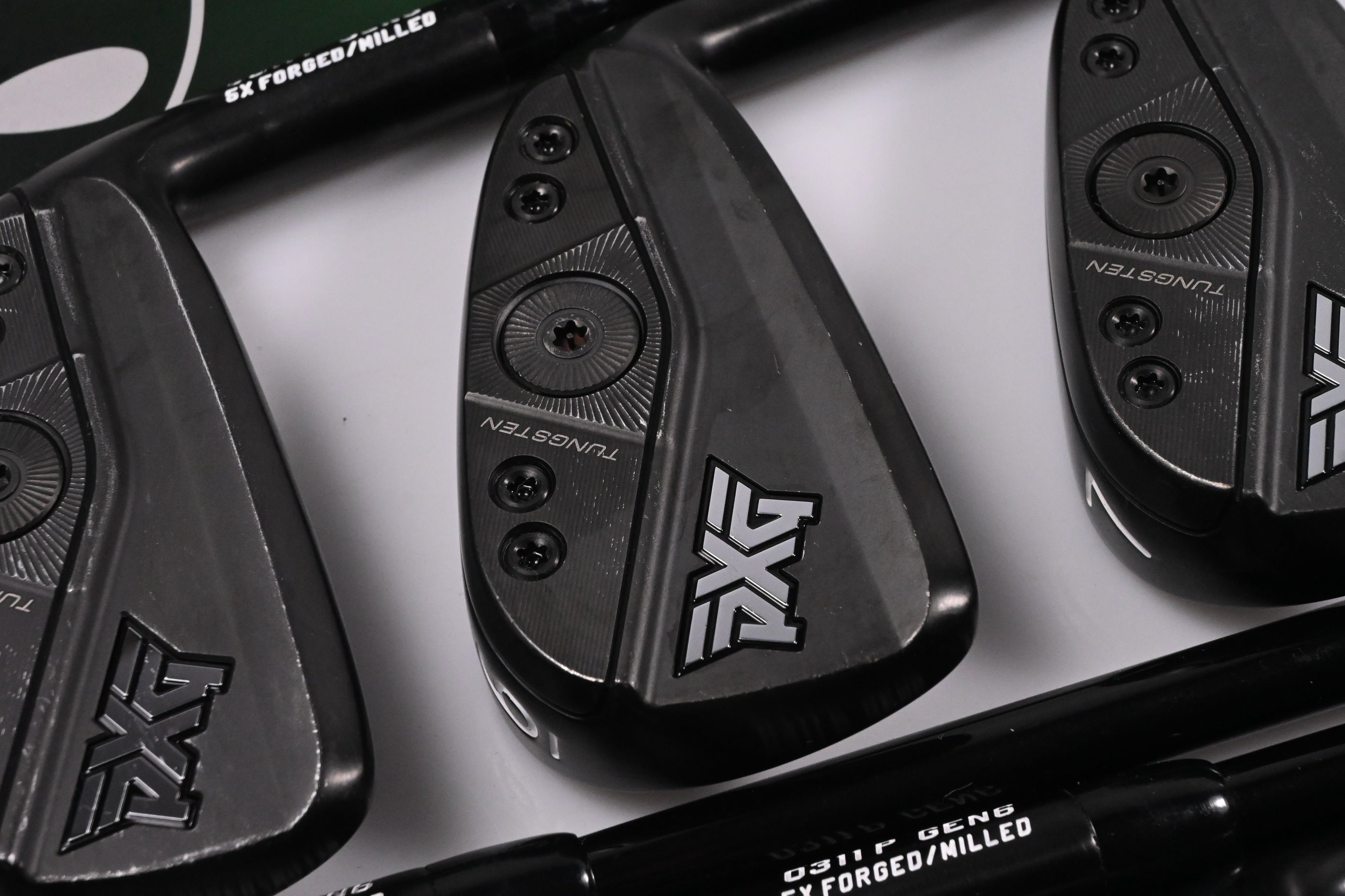 PXG 0311 P Gen6 Irons / 5-PW+GW / Stiff Flex Mitsubishi Chemical MMT 105 Shafts