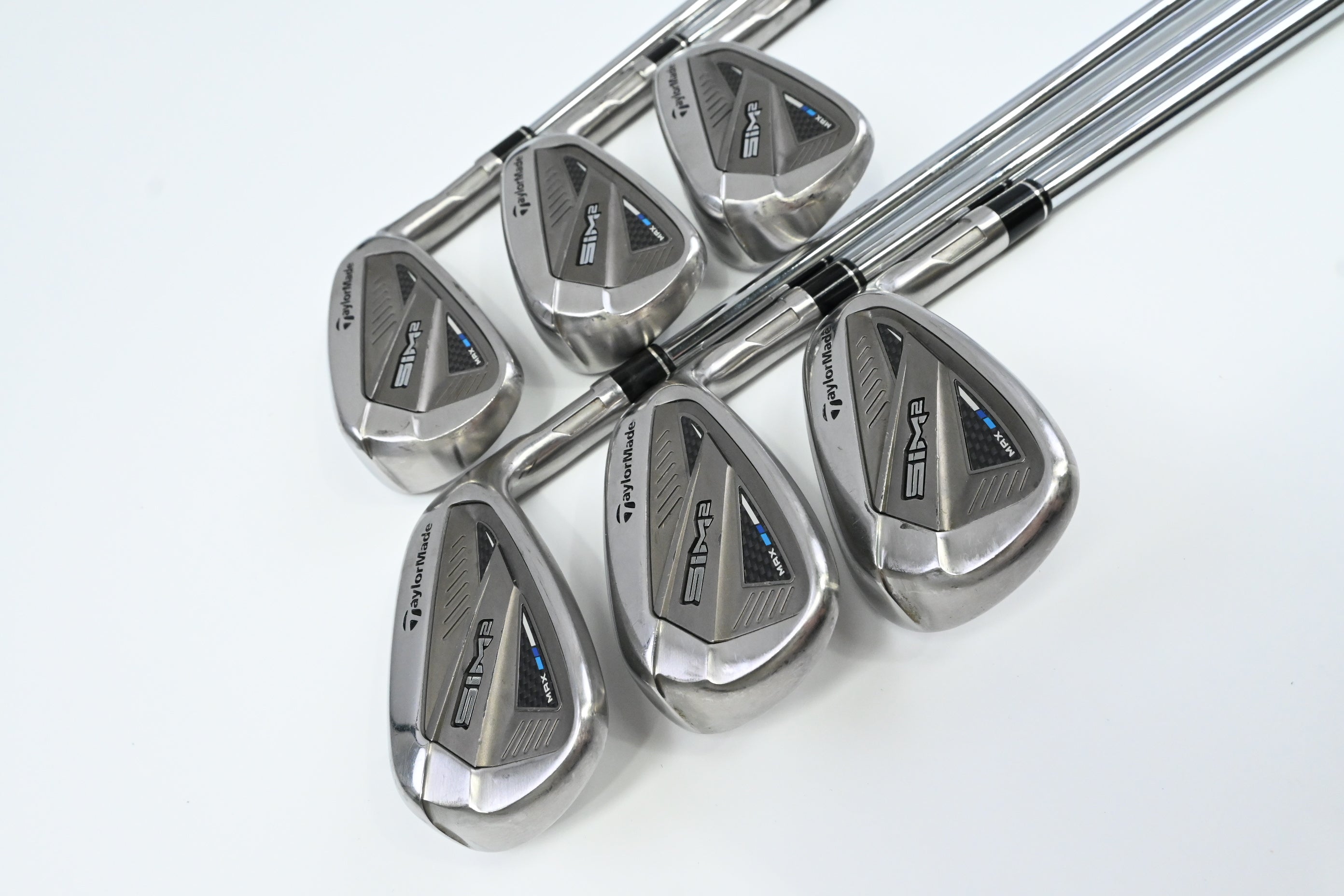 Taylormade SIM2 Max Irons / 5-PW / Stiff Flex KBS Max MT 85 Shafts