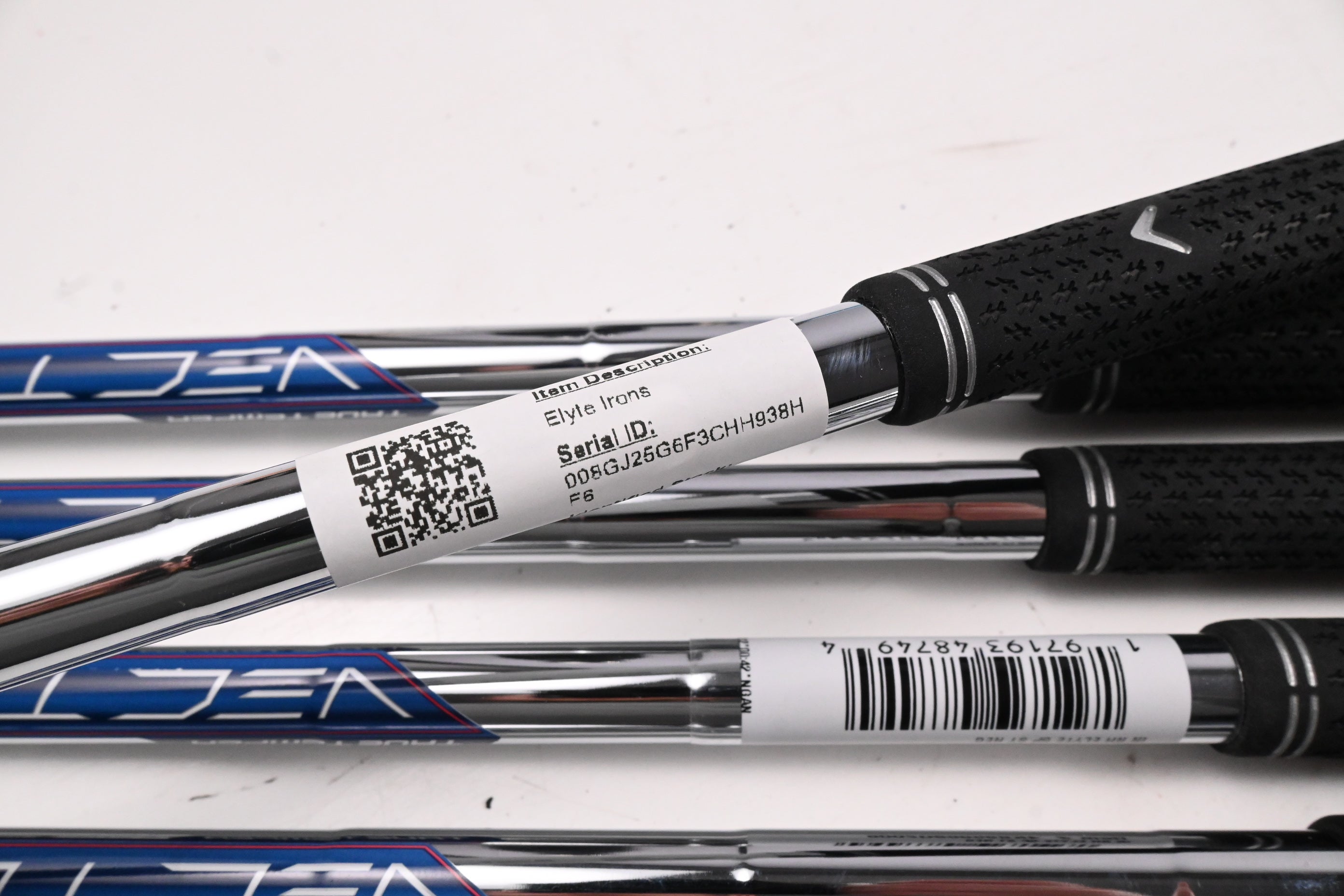 Callaway Elyte Irons / 5-PW / Regular Flex Vector 7 80 Shafts