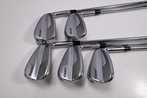 Ping i525 Irons / 7-PW+UW / Red Dot / Stiff Flex Ping AWT 2.0 Shafts