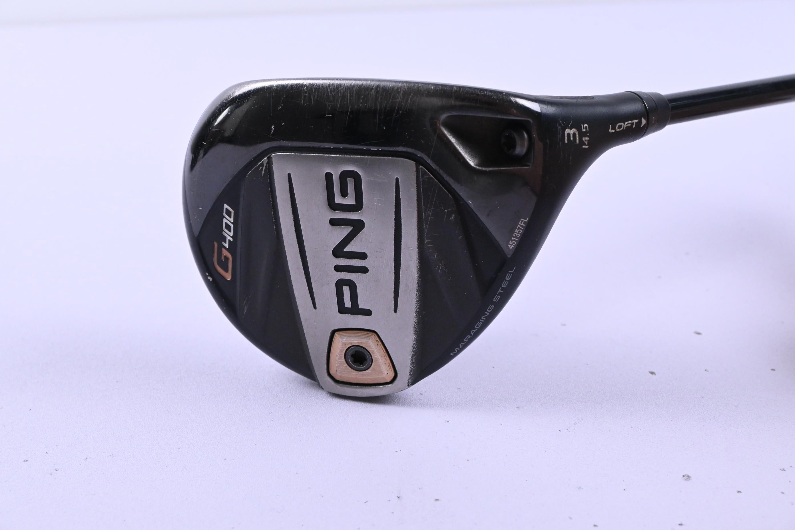 Ping G400 #3 Wood / 14.5 Degree / X-Flex Kuro Kage Silver TiNi 60 Shaft