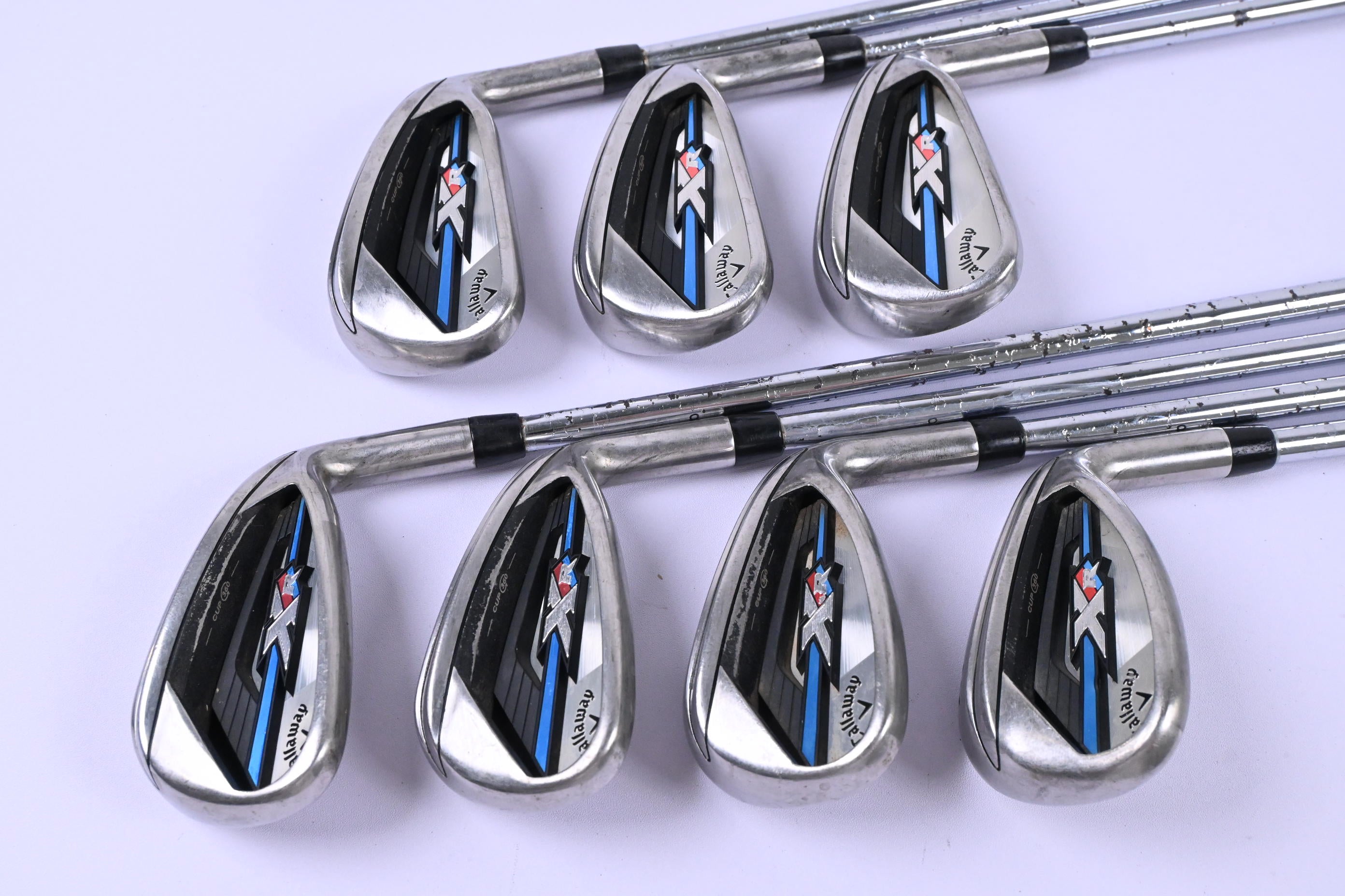 Callaway XR Irons / 5-PW+SW / Regular Flex True Temper SpeedStep 80 Shafts
